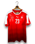 2016 - 17 Switzerland Home Shirt Shaqiri 23 - 9.5/10 - (L) - Eternal Pitch