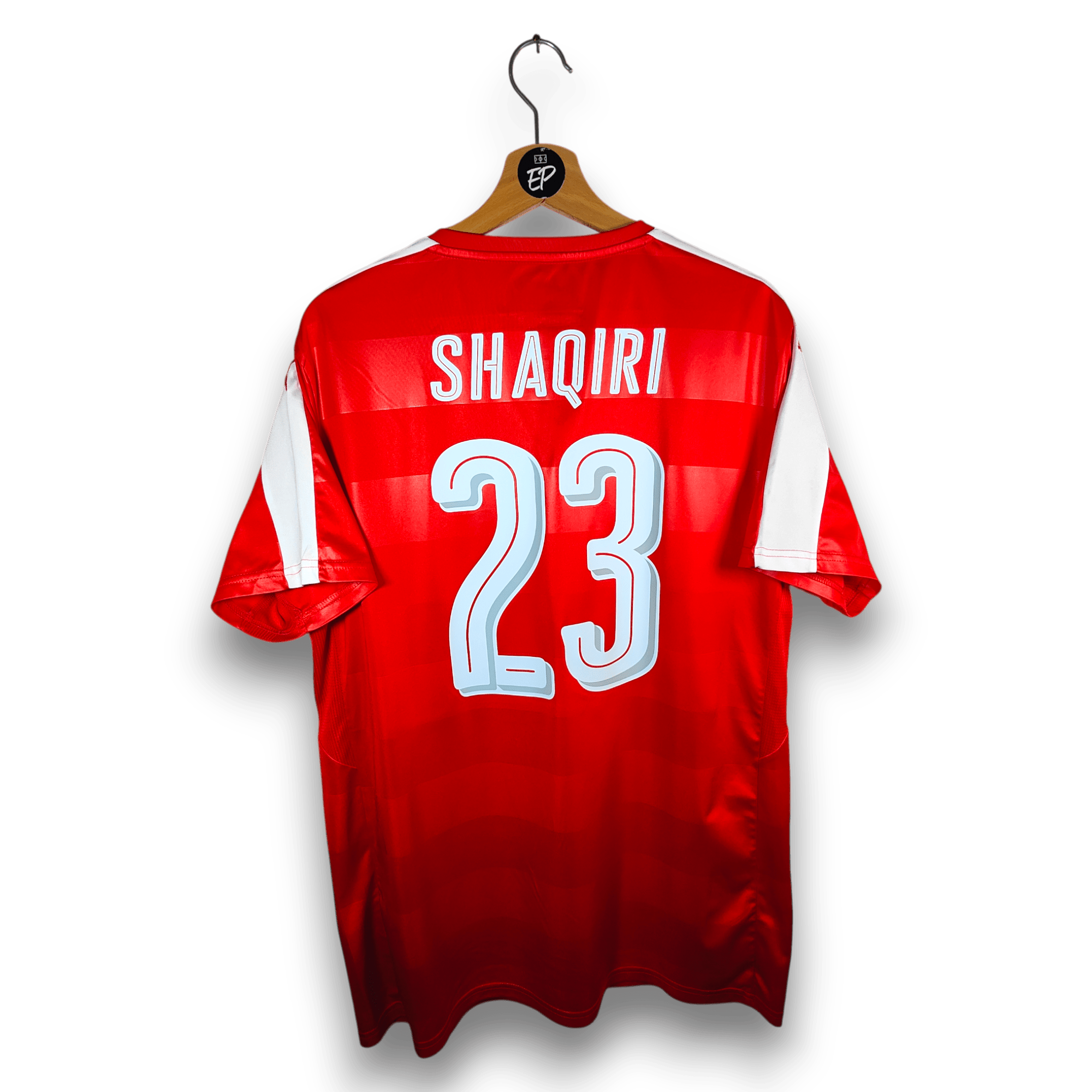 2016 - 17 Switzerland Home Shirt Shaqiri 23 - 9.5/10 - (L) - Eternal Pitch