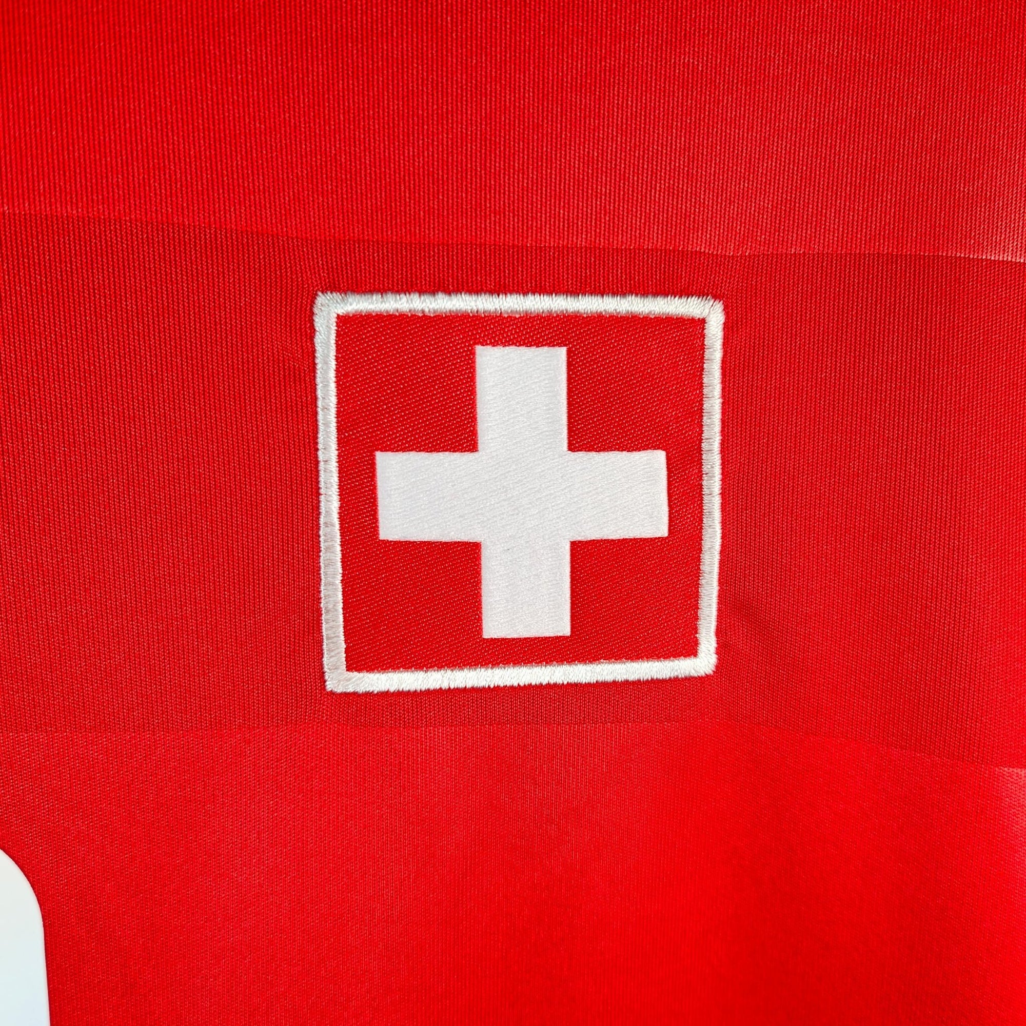 2016 - 17 Switzerland Home Shirt Shaqiri 23 - 9.5/10 - (L) - Eternal Pitch