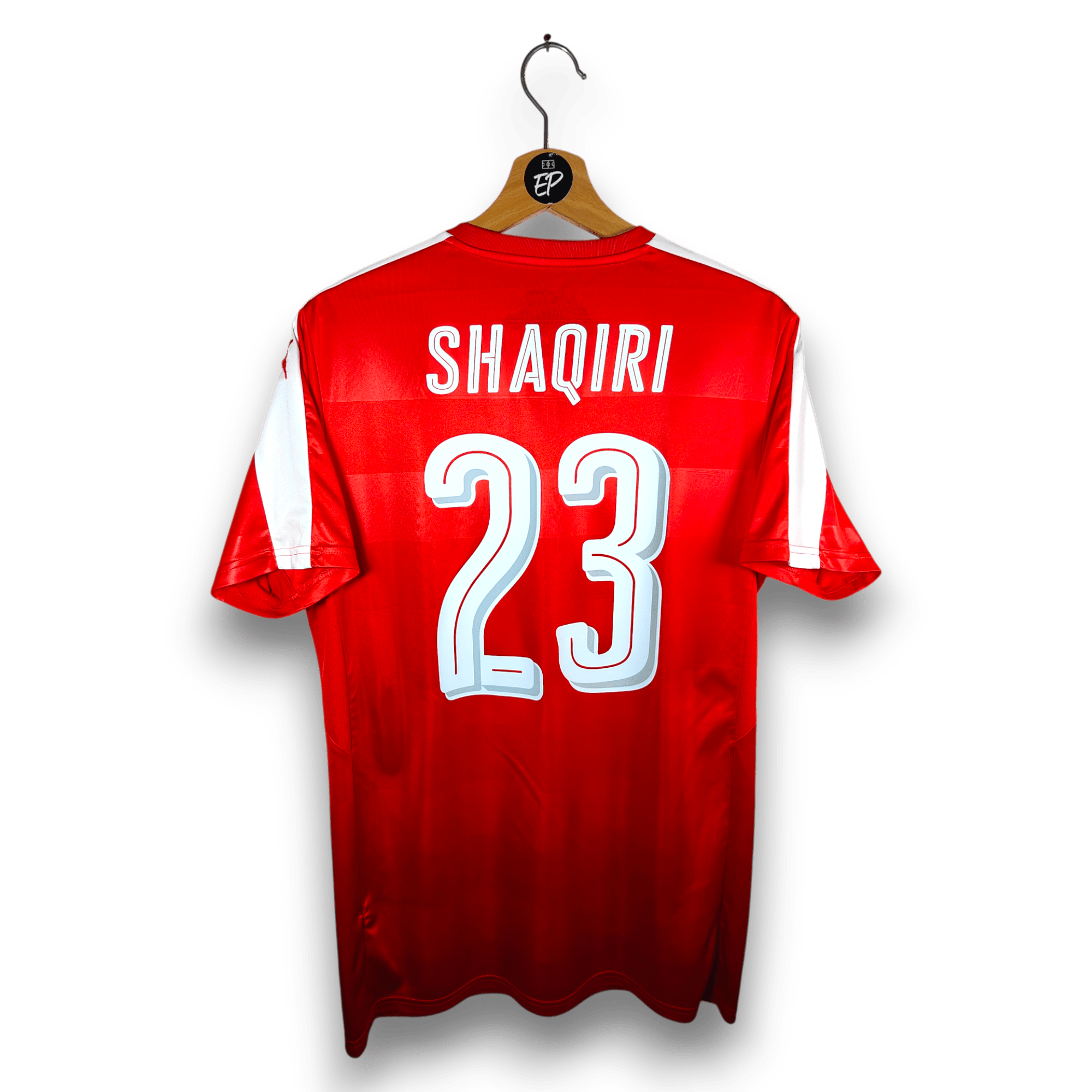 2016 - 17 Switzerland Home Shirt Shaqiri 23 - 9.5/10 - (M) - Eternal Pitch