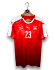 2016 - 17 Switzerland Home Shirt Shaqiri 23 - 9.5/10 - (M) - Eternal Pitch