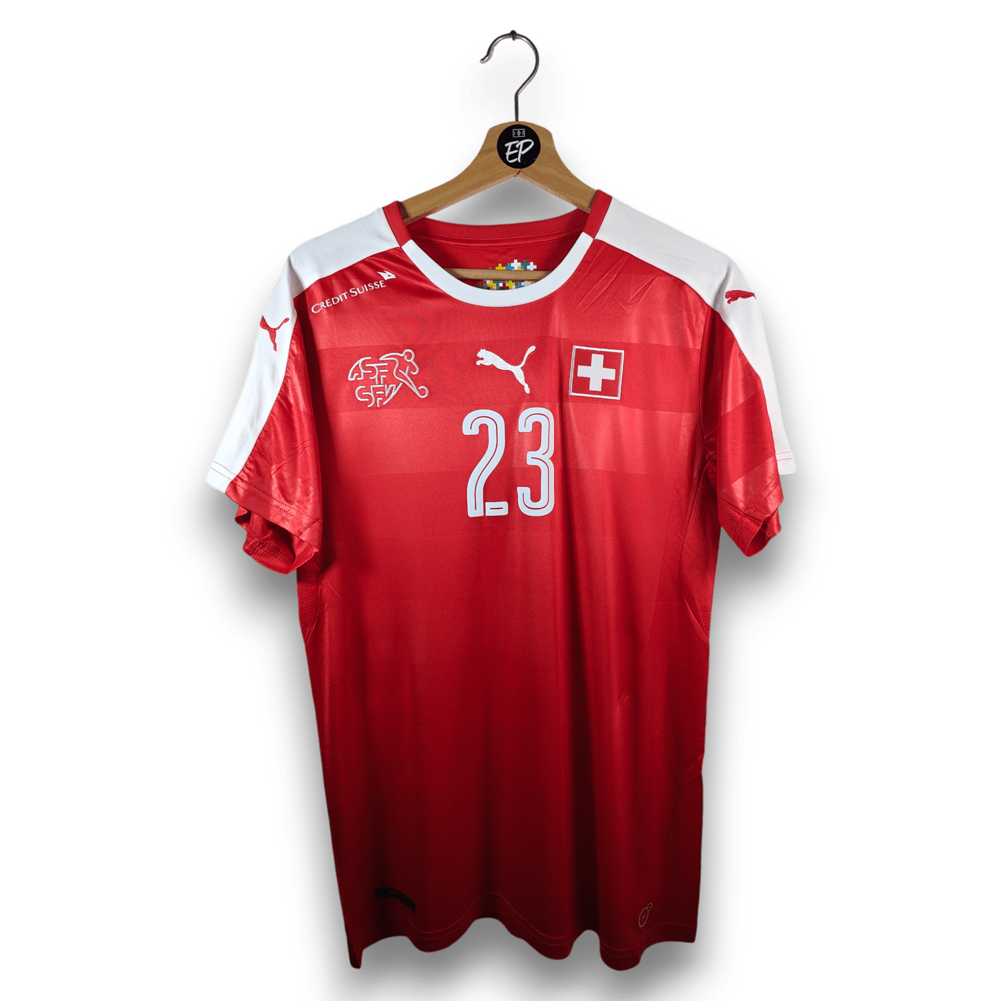 2016 - 17 Switzerland Home Shirt Shaqiri 23 (S) - Eternal Pitch