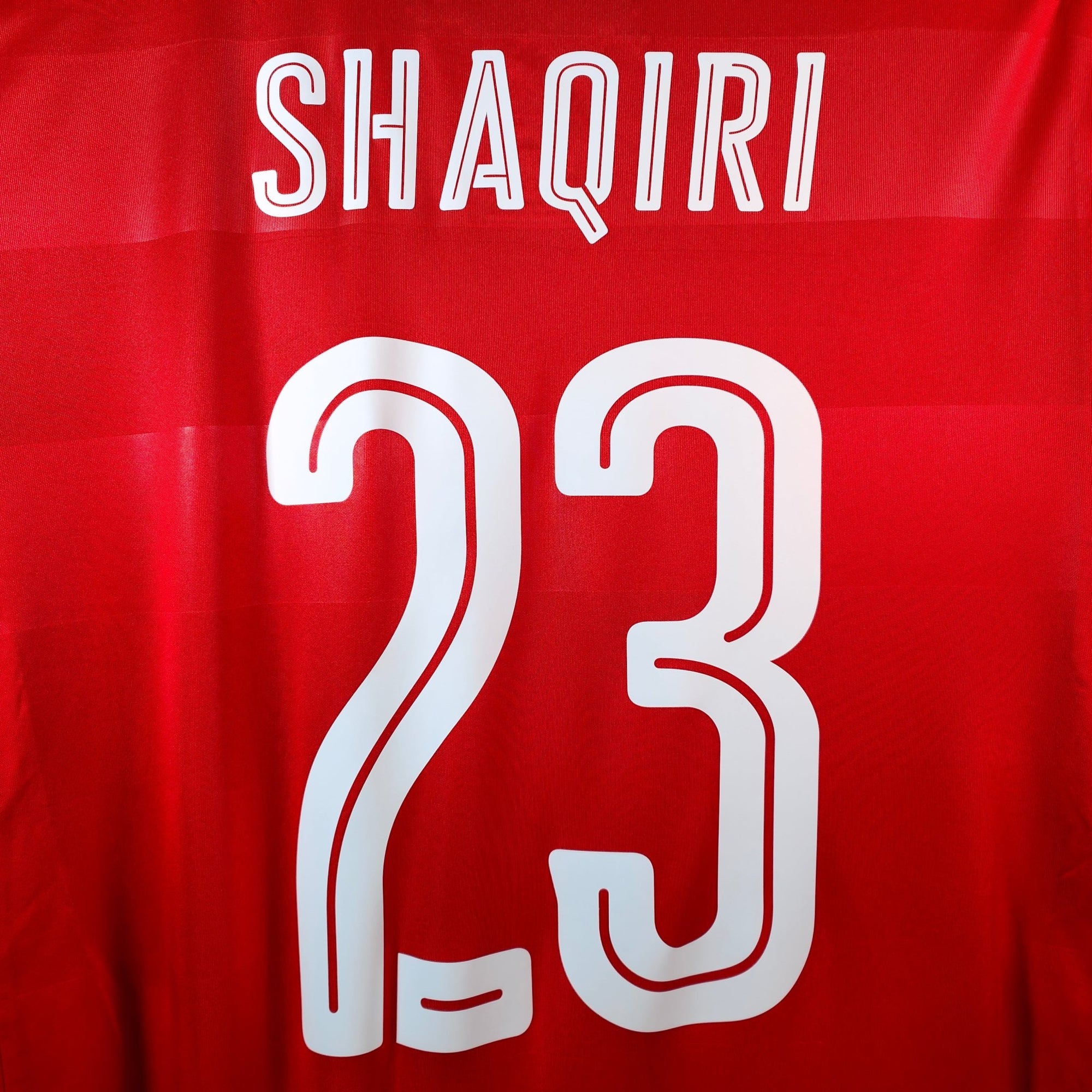 2016 - 17 Switzerland Home Shirt Shaqiri 23 (S) - Eternal Pitch