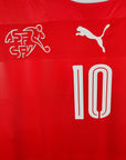 2016 - 17 Switzerland Home Shirt Xhaka 10 - 9/10 - (L) - Eternal Pitch