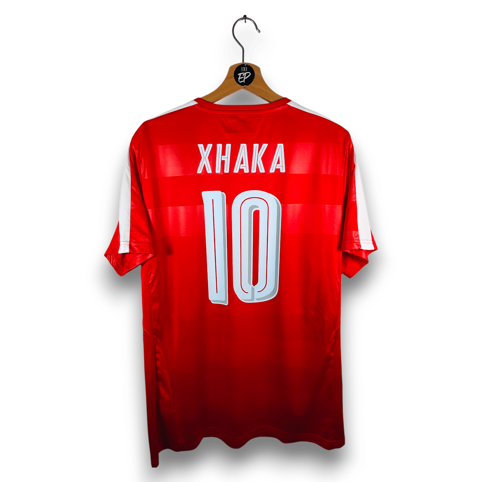 2016 - 17 Switzerland Home Shirt Xhaka 10 - 9/10 - (L) - Eternal Pitch