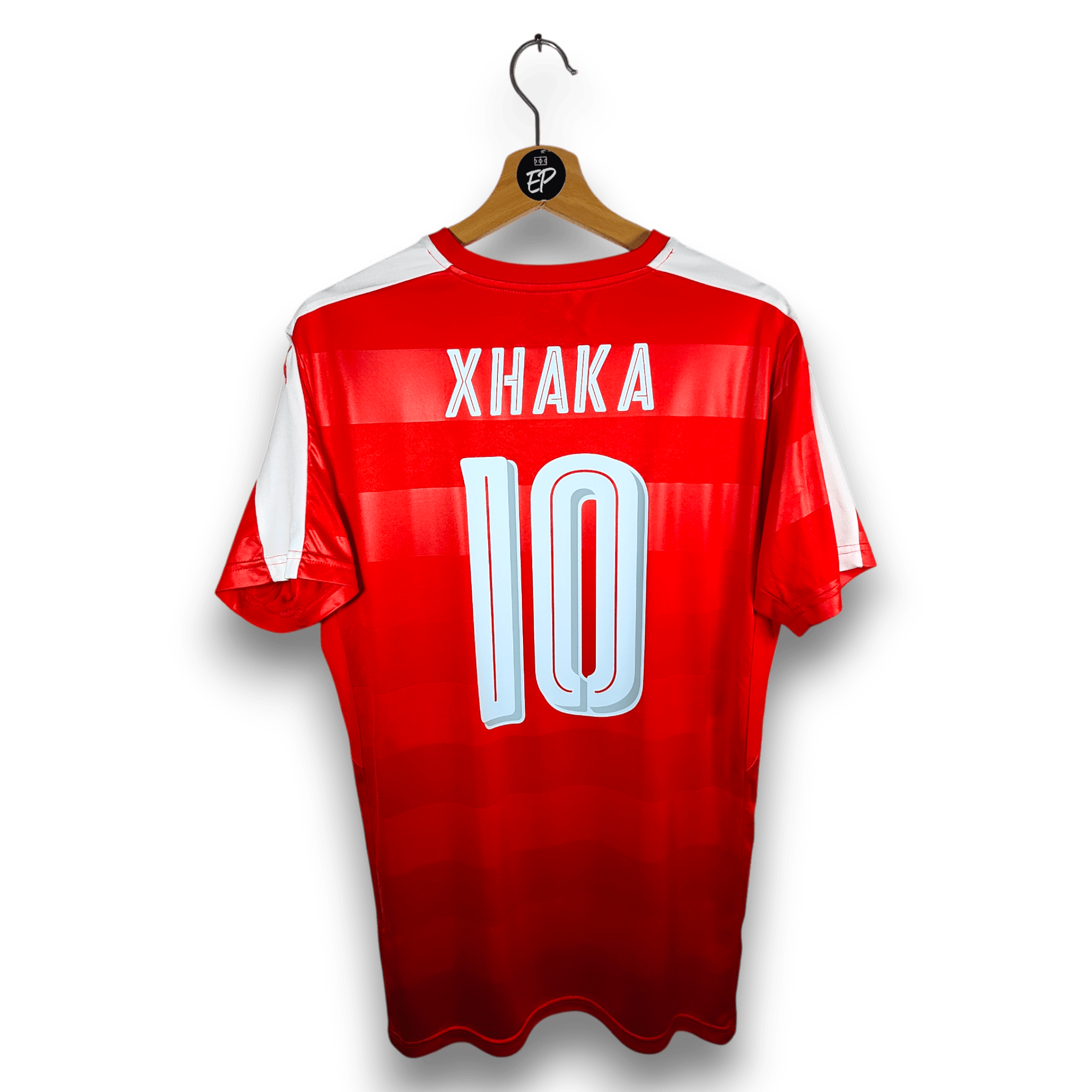 2016 - 17 Switzerland Home Shirt Xhaka 10 - 9/10 - (M) - Eternal Pitch