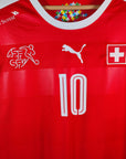 2016 - 17 Switzerland Home Shirt Xhaka 10 - 9.5/10 - (XL) - Eternal Pitch