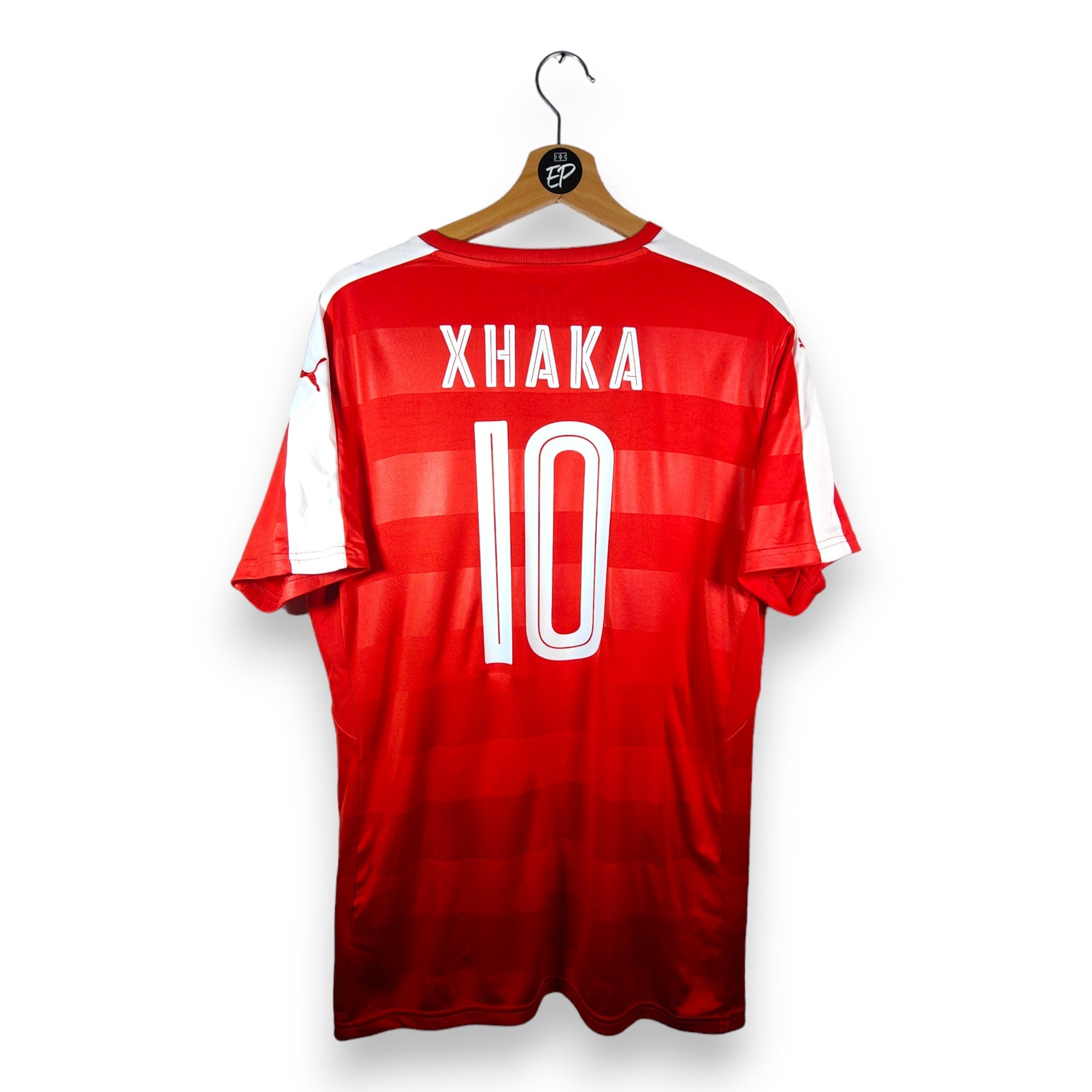 2016 - 17 Switzerland Home Shirt Xhaka 10 (M) - Eternal Pitch