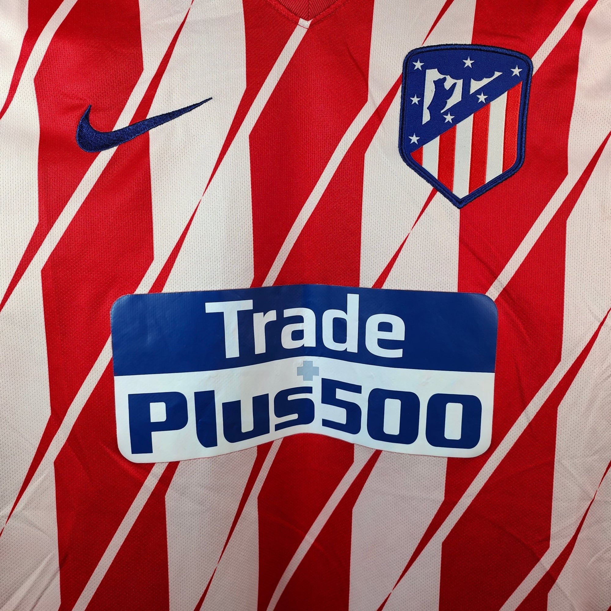 2017 - 18 Atletico Madrid Home Shirt - 8.5/10 - (M) - Eternal Pitch