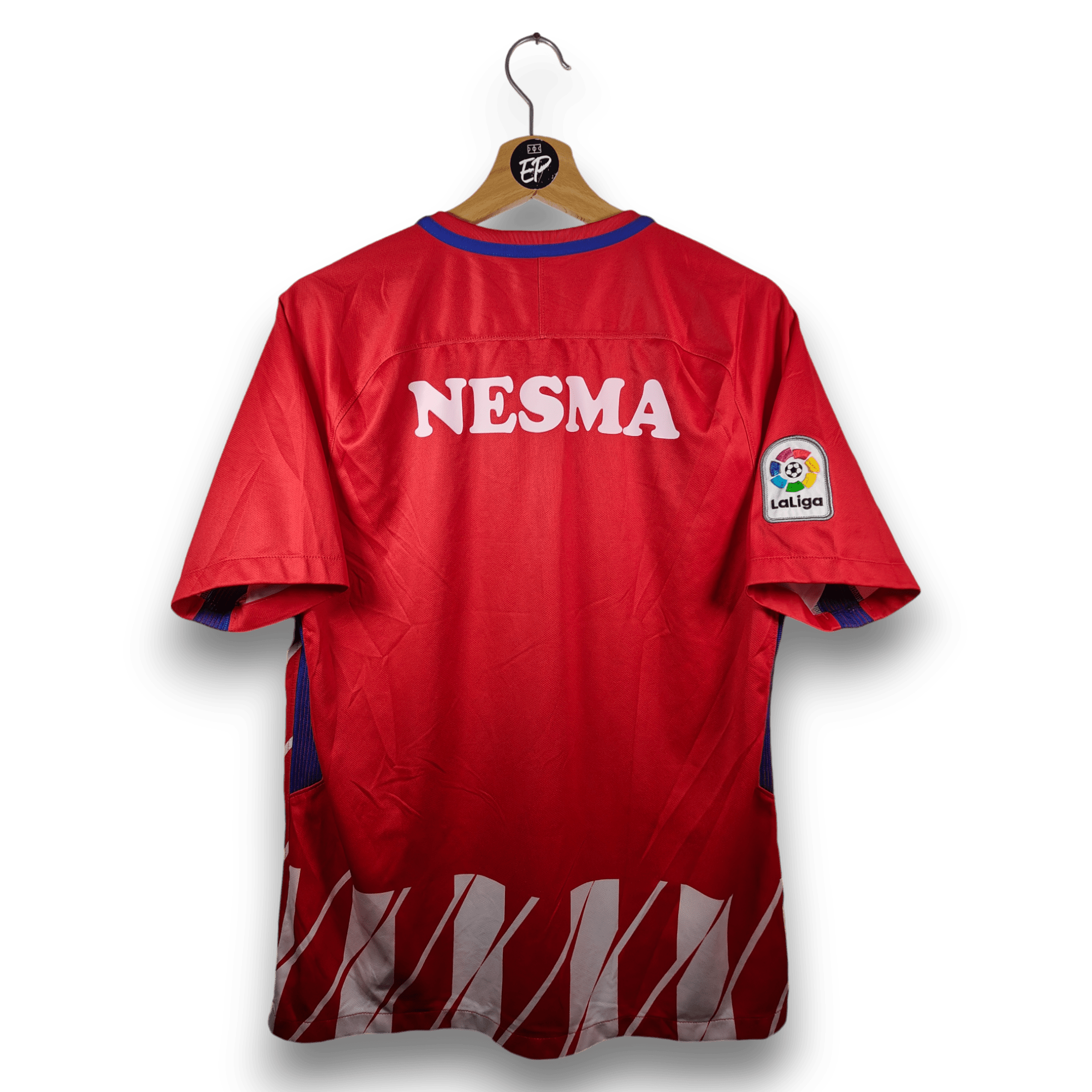 2017 - 18 Atletico Madrid Home Shirt - 8.5/10 - (M) - Eternal Pitch