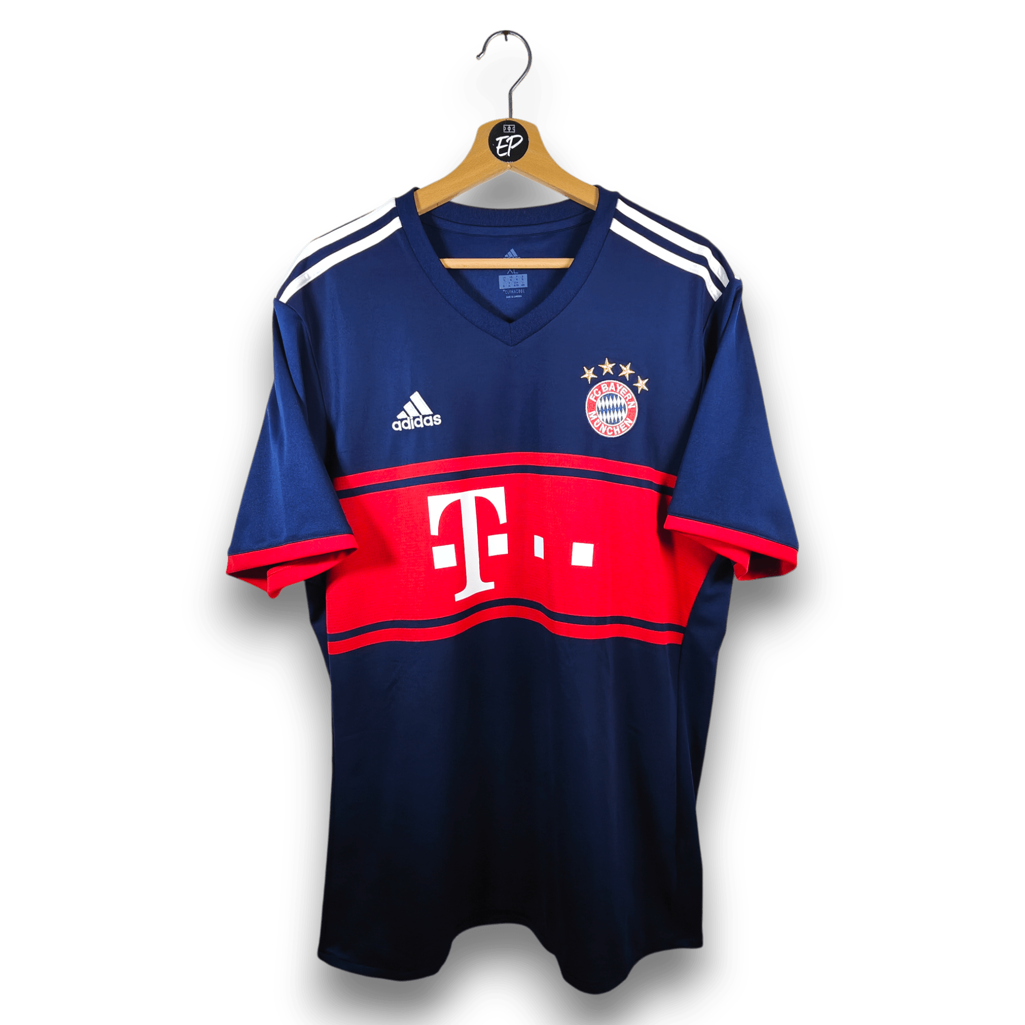 2017 - 18 Bayern Munich Away Shirt - 9.5/10 - (XL) - Eternal Pitch