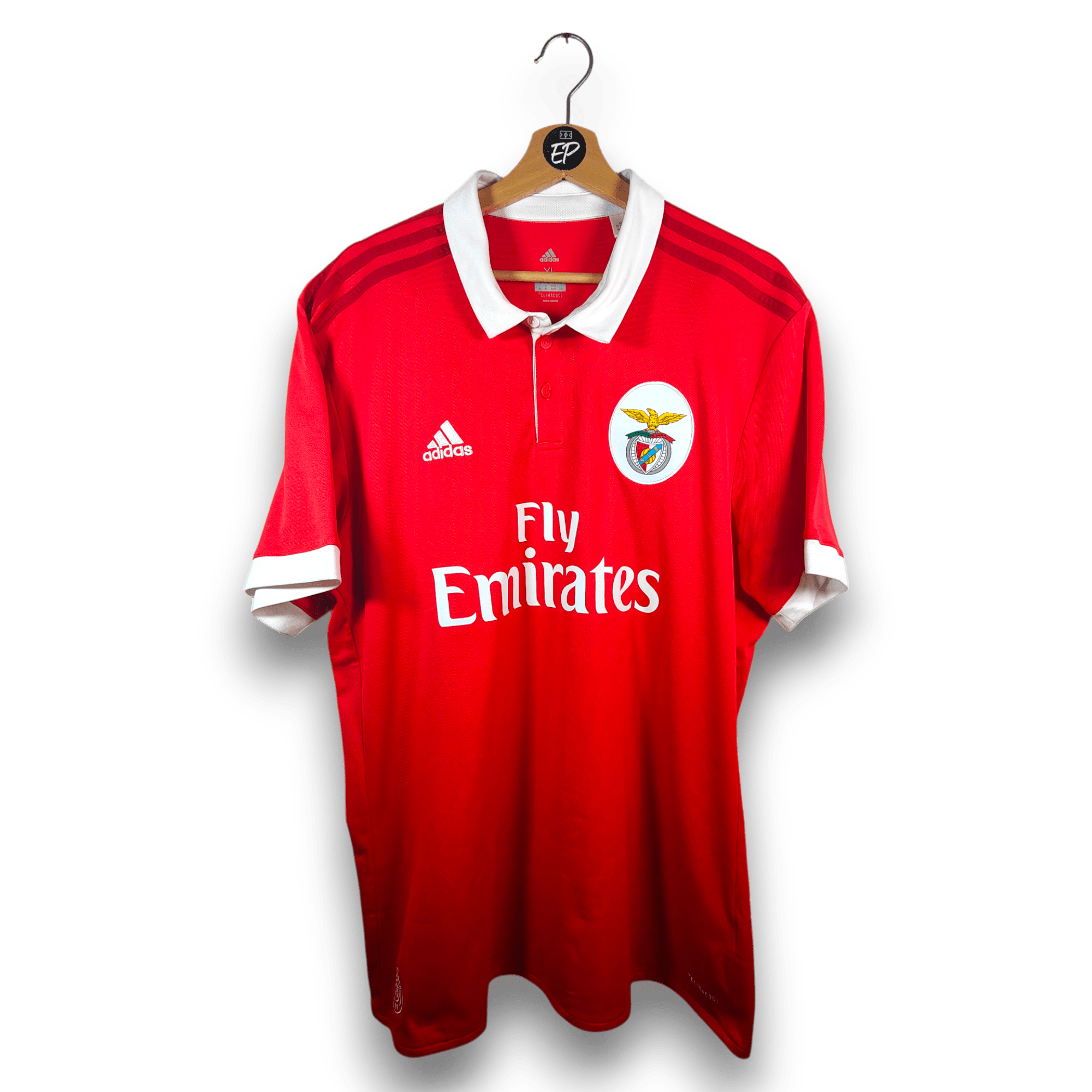 2017 - 18 Benfica Home Shirt - 9.5/10 - (XL) - Eternal Pitch