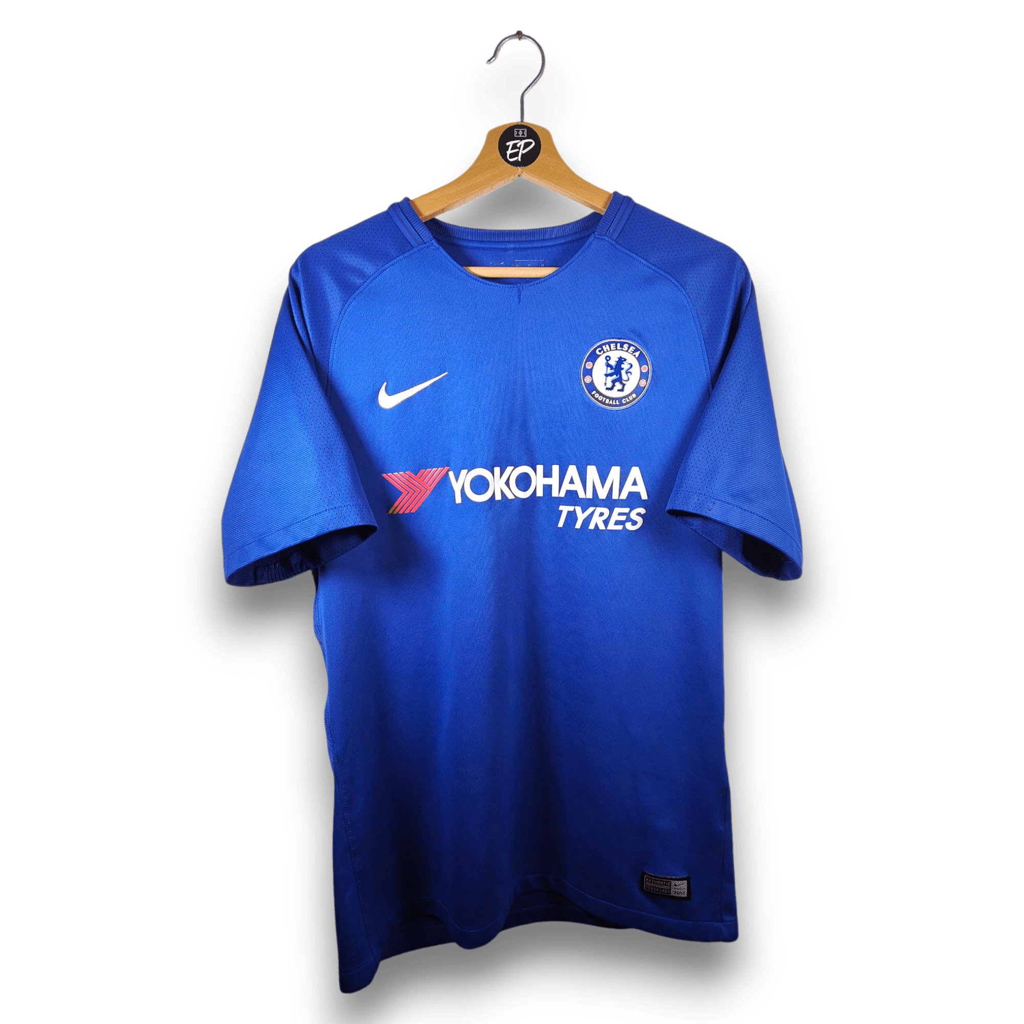 2017 - 18 Chelsea Home Shirt Hazard 10 - 8/10 - (M) - Eternal Pitch