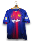 2017 - 18 FC Barcelona Home Shirt Messi 10 - 9/10 - (M) - Eternal Pitch