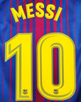 2017 - 18 FC Barcelona Home Shirt Messi 10 - 9/10 - (M) - Eternal Pitch