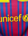 2017 - 18 FC Barcelona Home Shirt Messi 10 - 9/10 - (M) - Eternal Pitch
