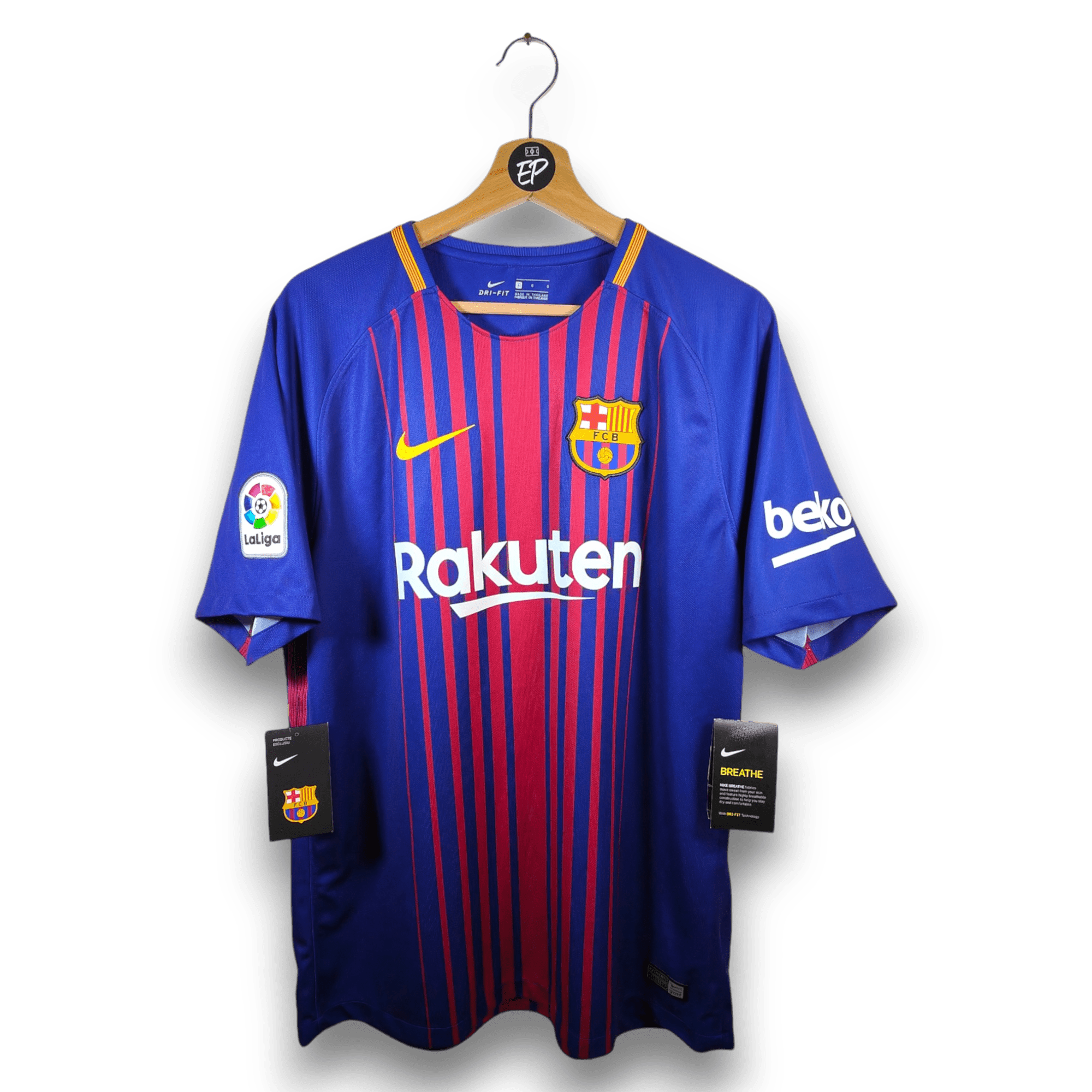 2017 - 18 FC Barcelona Home Shirt Messi 10 (L) - Eternal Pitch