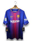 2017 - 18 FC Barcelona Home Shirt Messi 10 (L) - Eternal Pitch