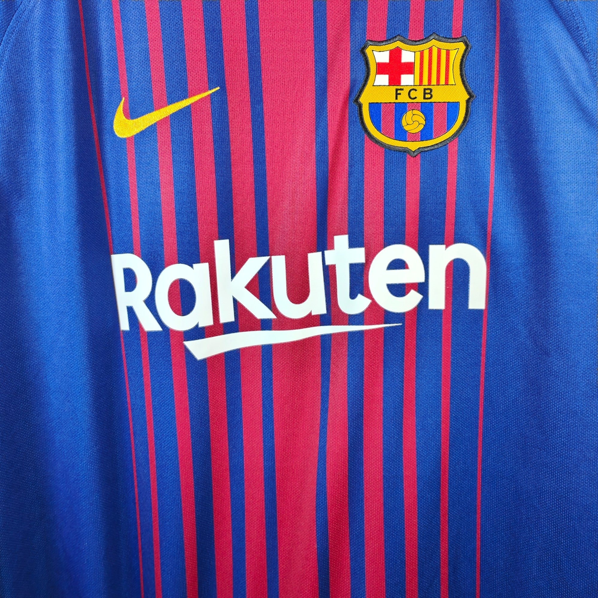 2017 - 18 FC Barcelona Home Shirt Messi 10 (L) - Eternal Pitch