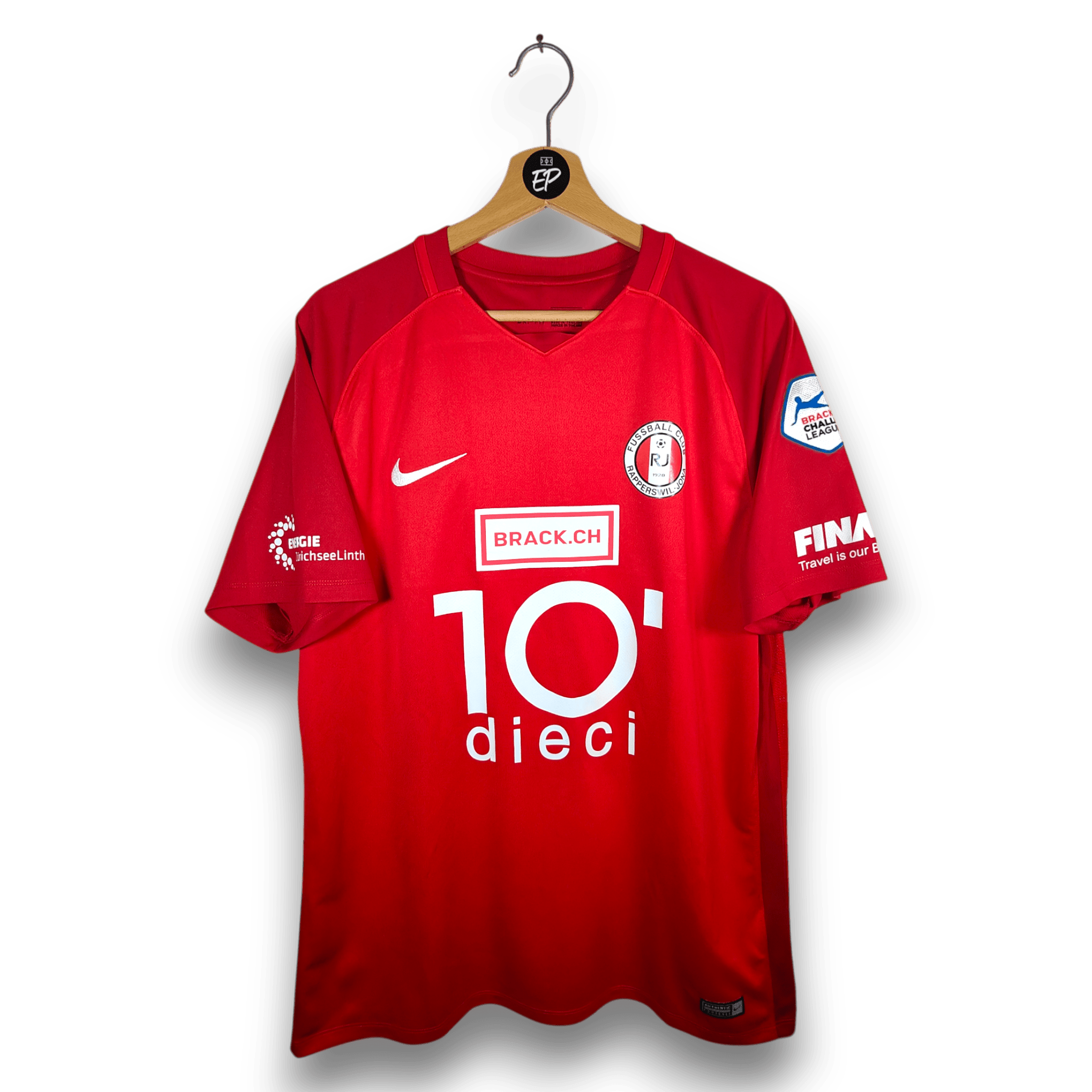 2017 - 18 FC Rapperswil - Jona Signed Home Shirt Teixeira 17 - 9/10 - (XL) - Eternal Pitch