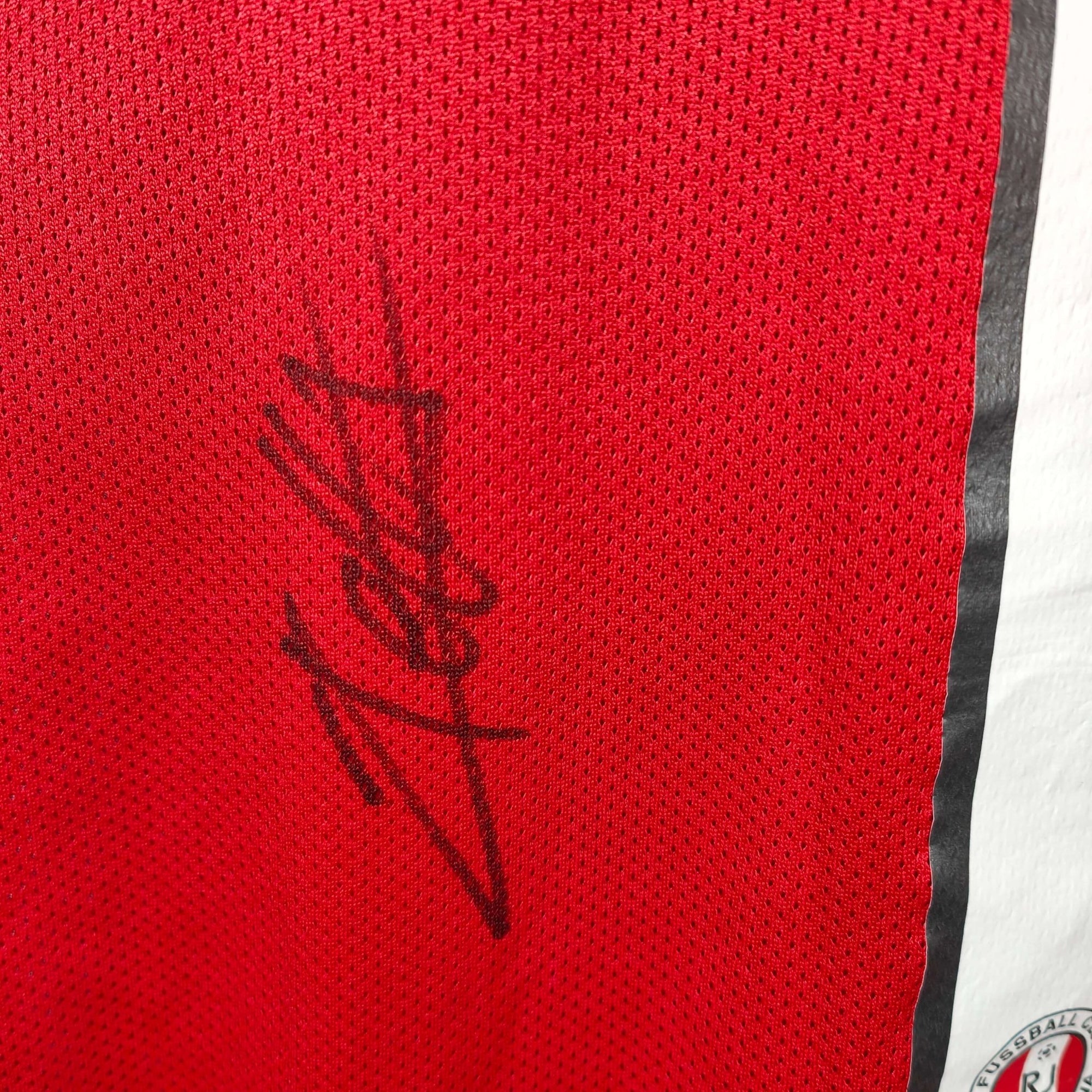 2017 - 18 FC Rapperswil - Jona Signed Home Shirt Teixeira 17 - 9/10 - (XL) - Eternal Pitch