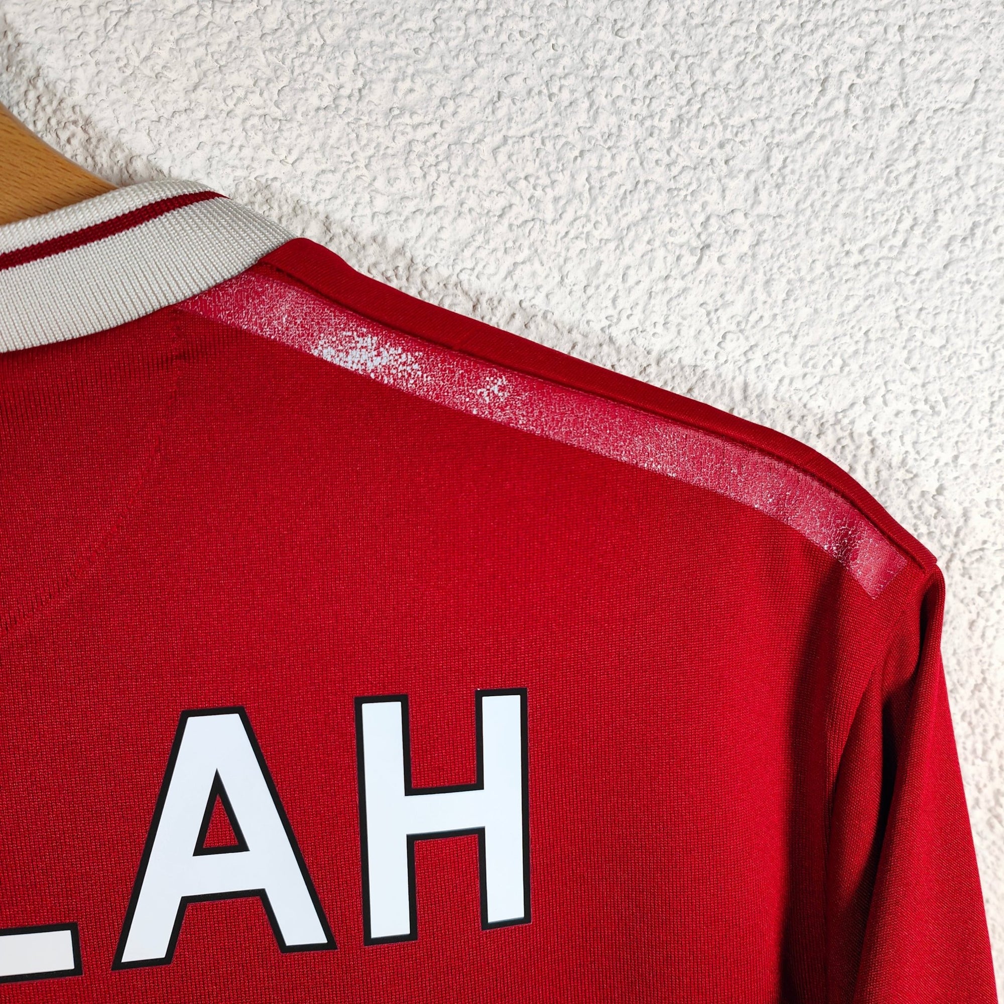 2017 - 18 Liverpool Home Shirt Salah &quot;125 years&quot; 11 - 7.5/10 - (M) - Eternal Pitch