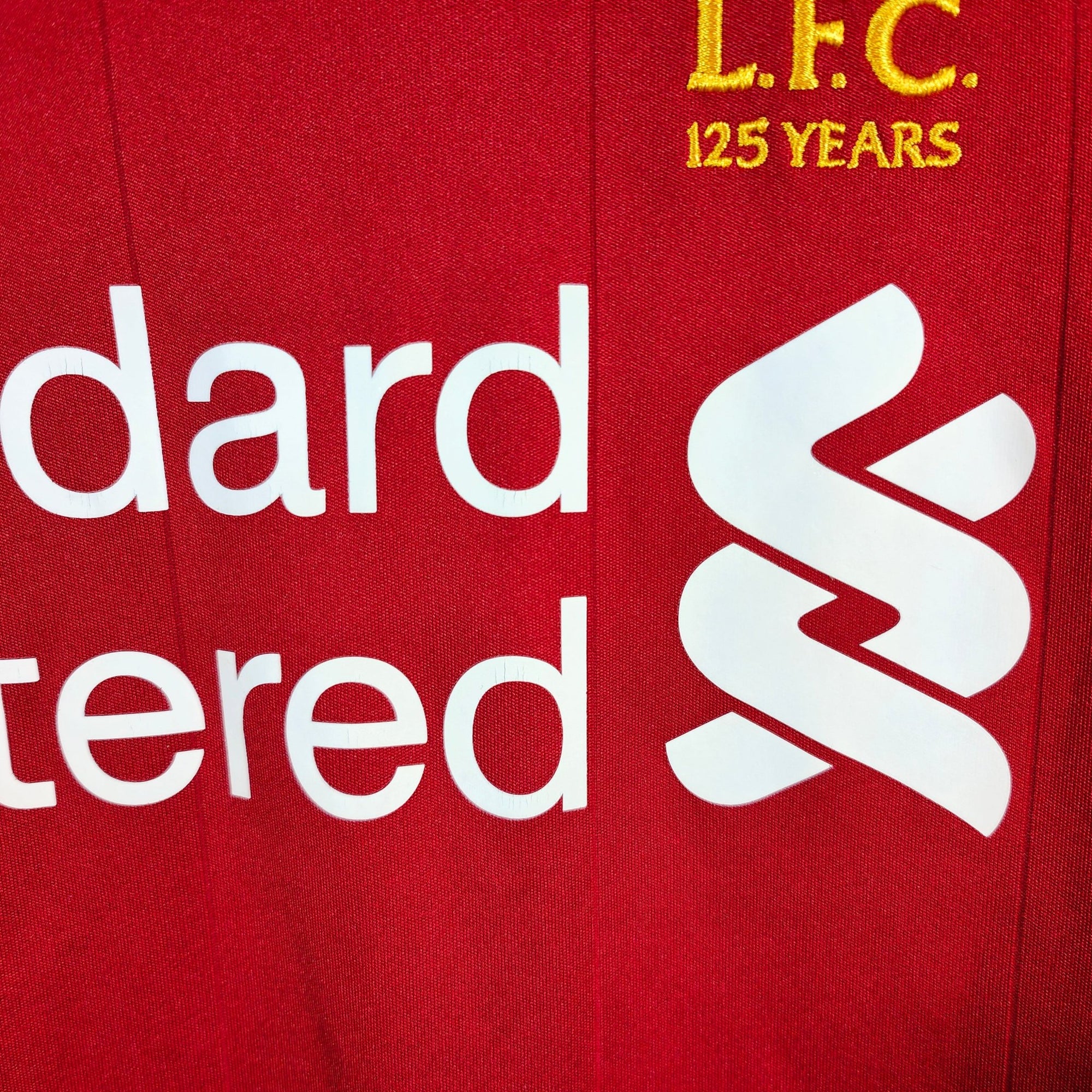 2017 - 18 Liverpool Home Shirt Salah &quot;125 years&quot; 11 - 7.5/10 - (M) - Eternal Pitch