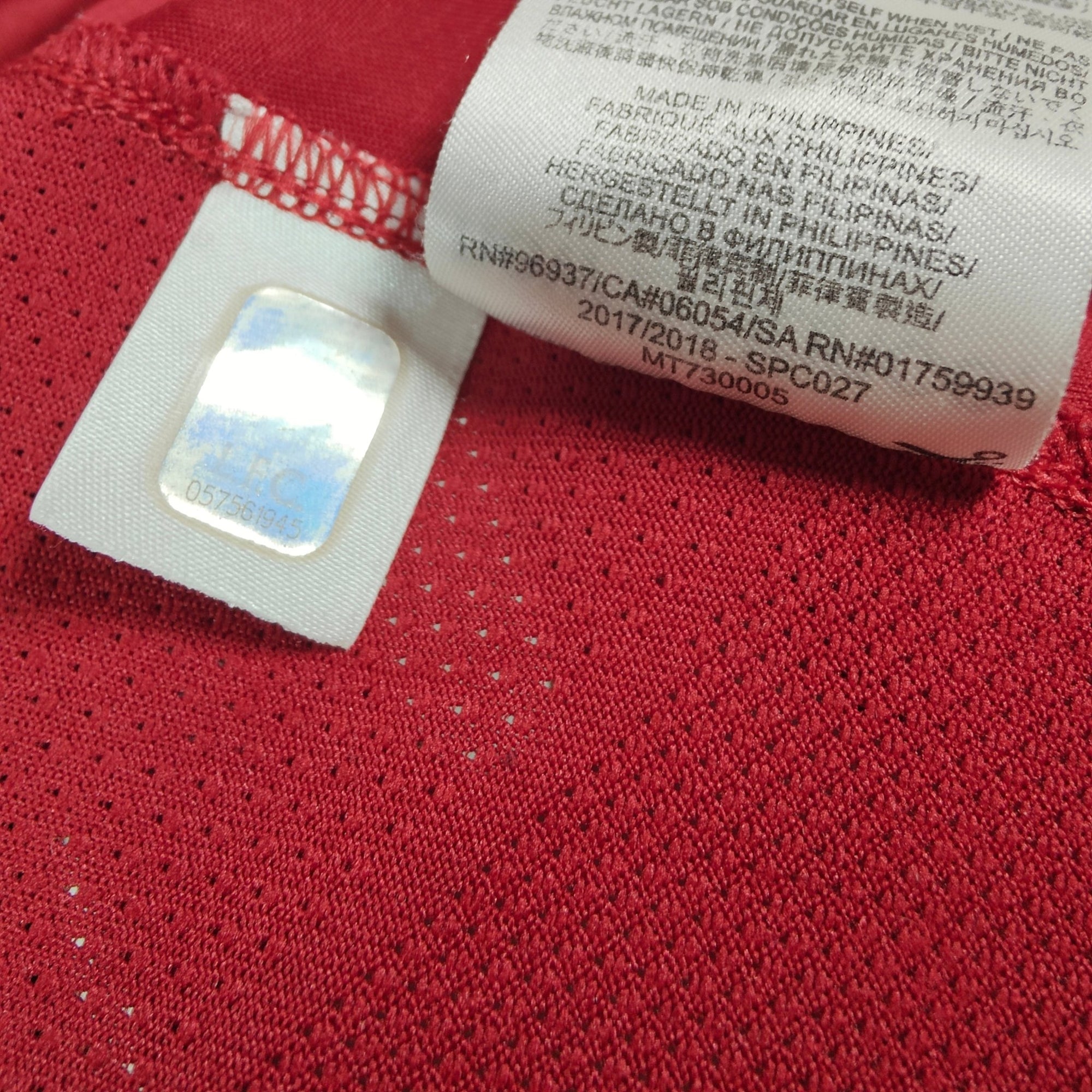 2017 - 18 Liverpool Home Shirt Salah &quot;125 years&quot; 11 - 7.5/10 - (M) - Eternal Pitch