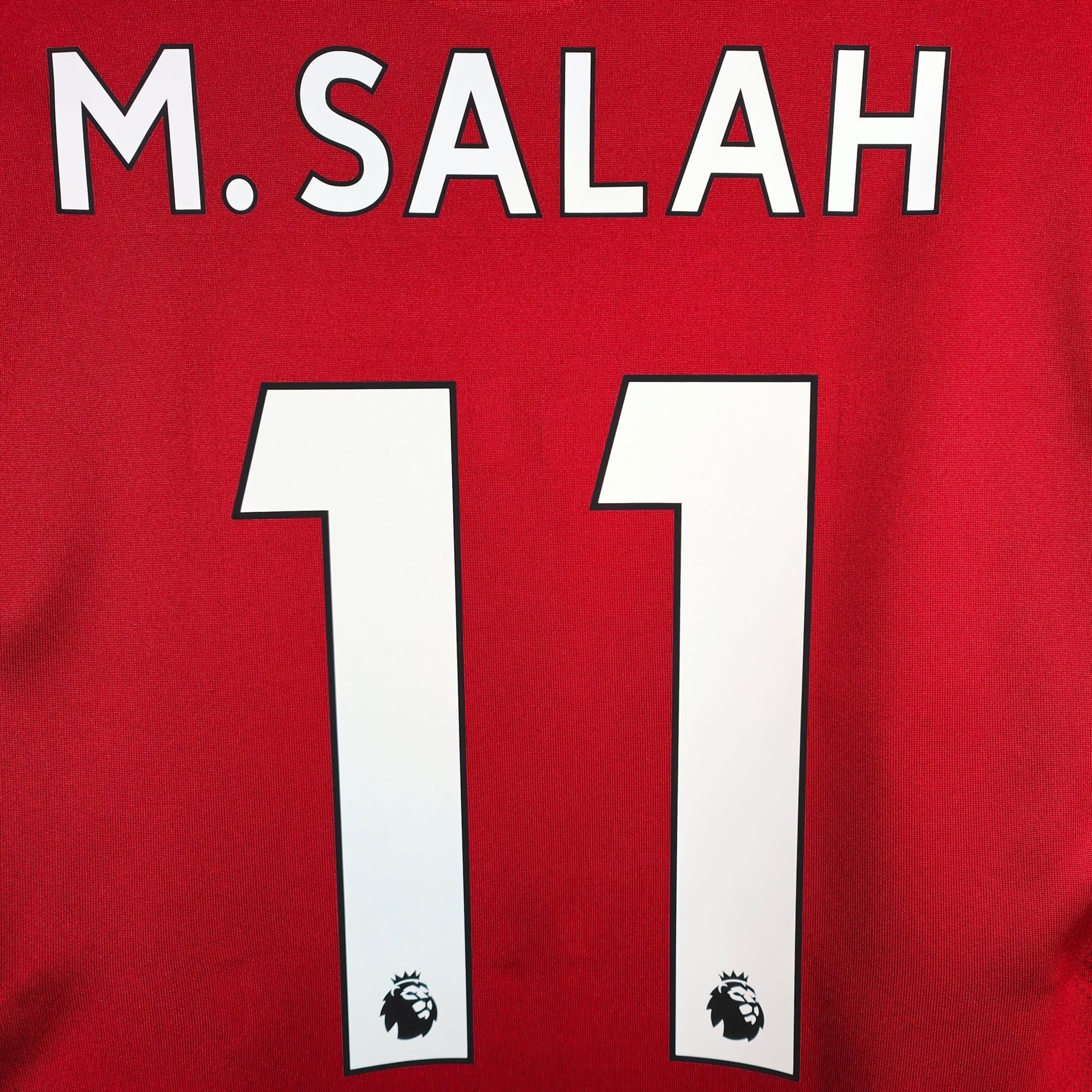2017 - 18 Liverpool Home Shirt Salah &quot;125 years&quot; 11 - 7.5/10 - (M) - Eternal Pitch