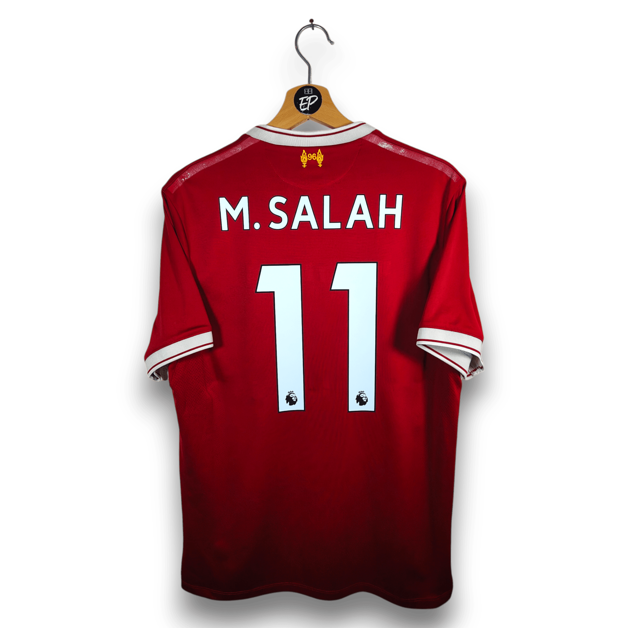 2017 - 18 Liverpool Home Shirt Salah "125 years" 11 - 7.5/10 - (M) - Eternal Pitch