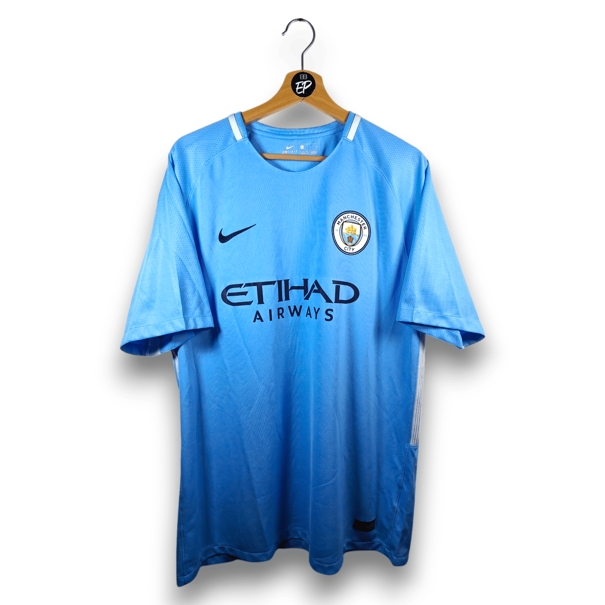 2017 - 18 Manchester City Home Shirt De Bruyne 17 - 9.5/10 - (XL) - Eternal Pitch