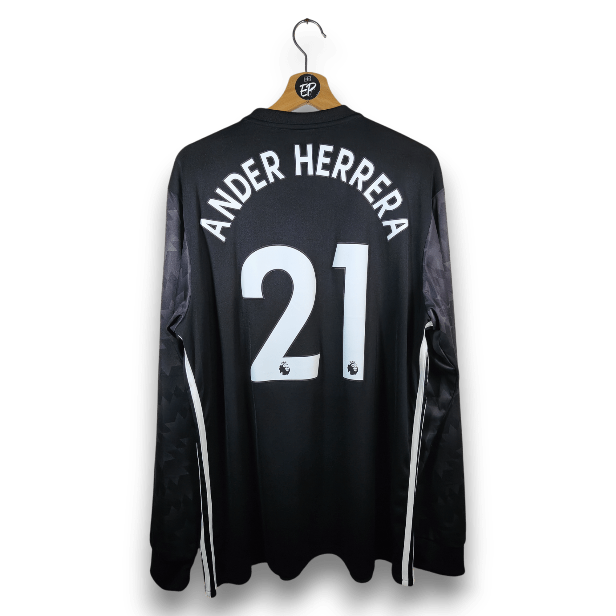 2017 - 18 Manchester United Away Shirt LS Herrera 21 - 9.5/10 - (XL) - Eternal Pitch