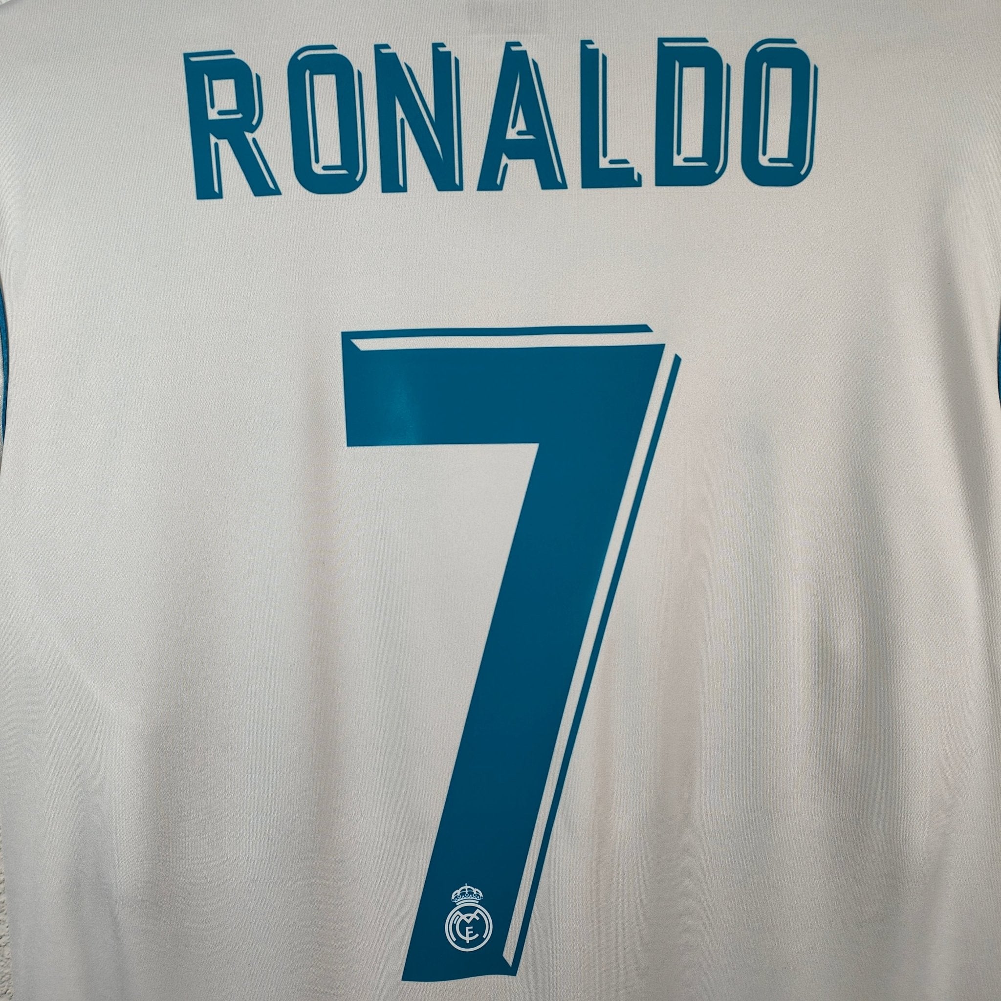 2017-18 Real Madrid Home Shirt Ronaldo #7 - 8/10 - (M