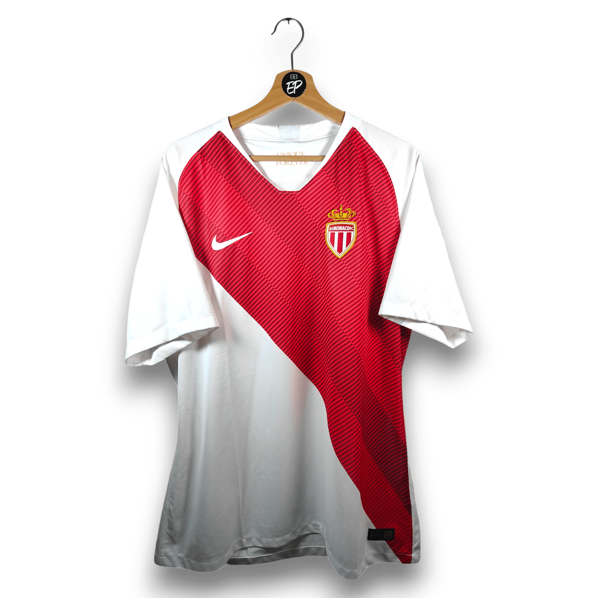 2018 - 19 AS Monaco Home Shirt - 8.5/10 - (XL) - Eternal Pitch