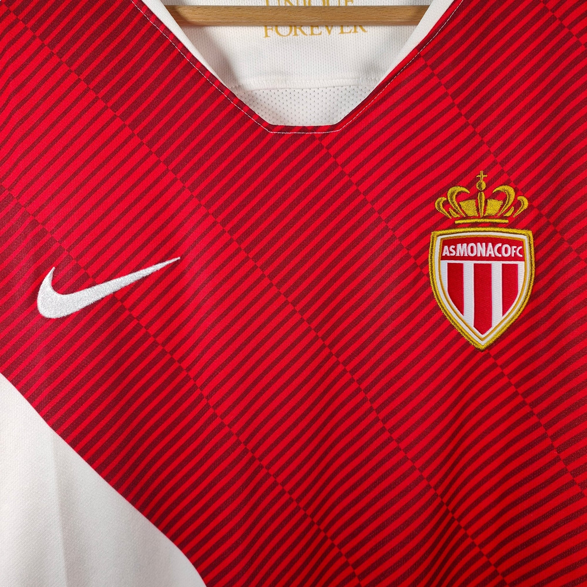 2018 - 19 AS Monaco Home Shirt - 8.5/10 - (XL) - Eternal Pitch