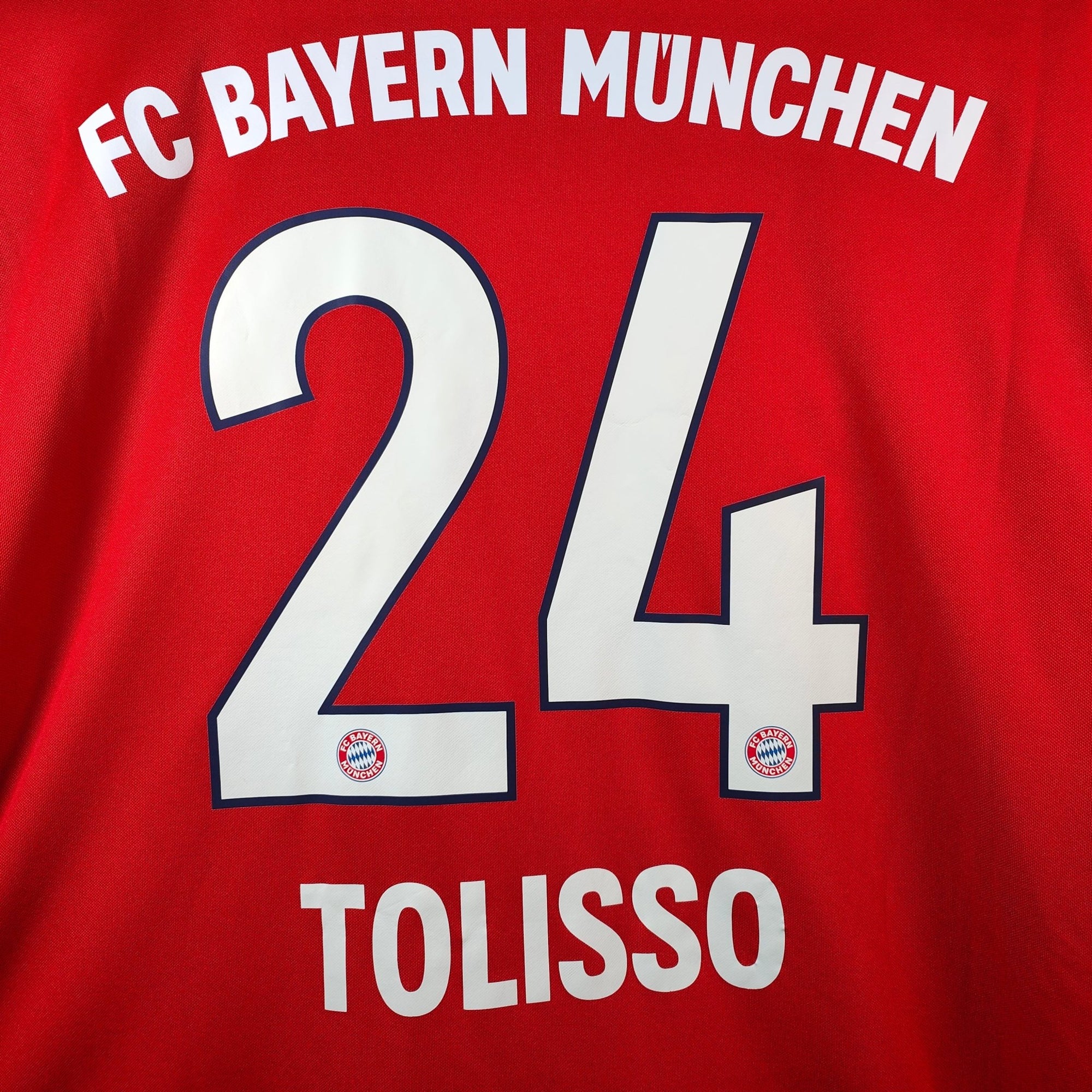 2018 - 19 Bayern Munich Home Shirt Tolisso 24 - 9.5/10 - (XL) - Eternal Pitch