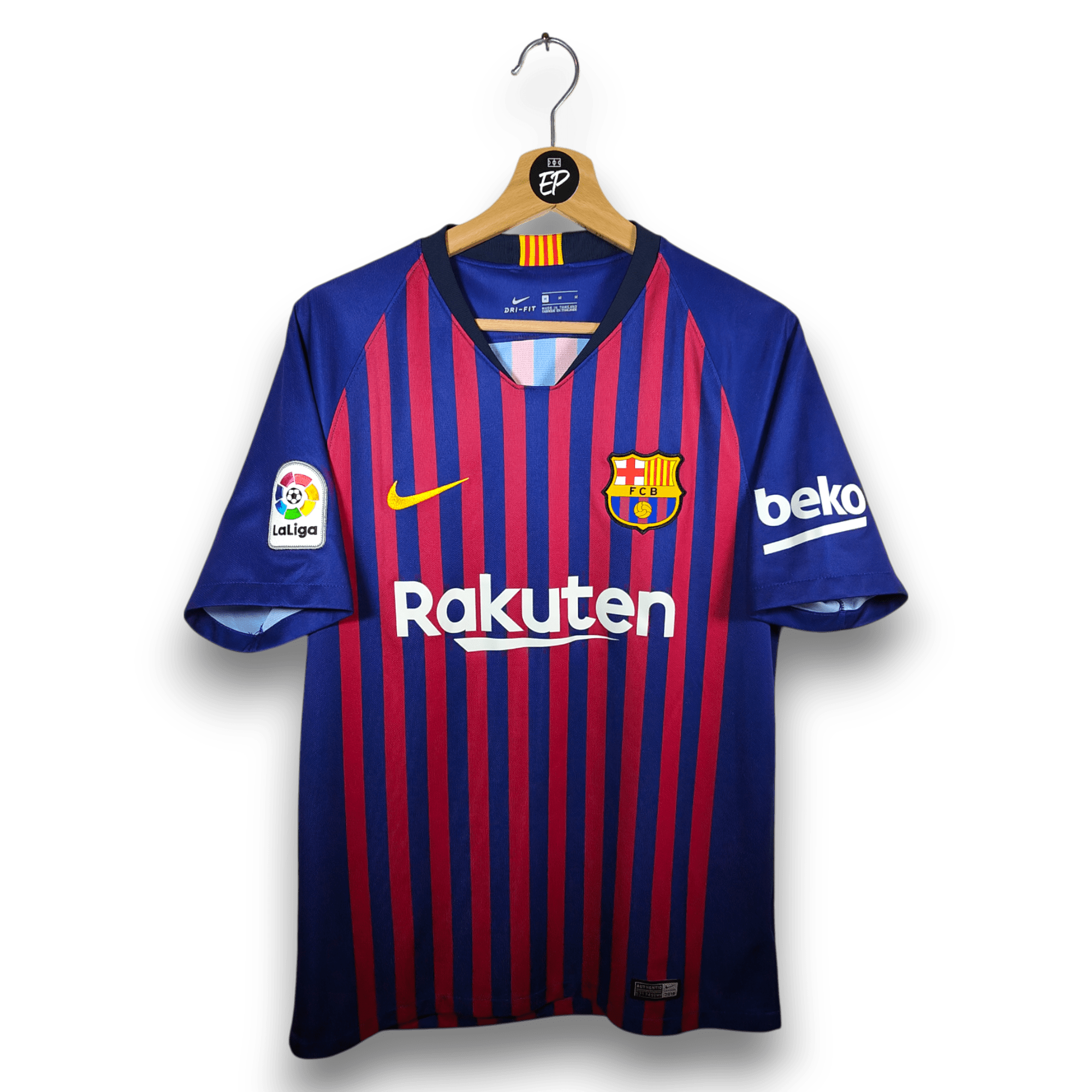 2018 - 19 FC Barcelona Home Shirt Messi 10 - 8.5/10 - (M) - Eternal Pitch