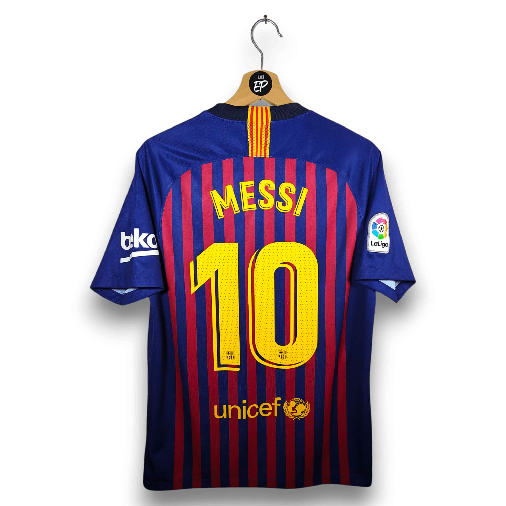 2018 - 19 FC Barcelona Home Shirt Messi 10 - 8.5/10 - (M) - Eternal Pitch