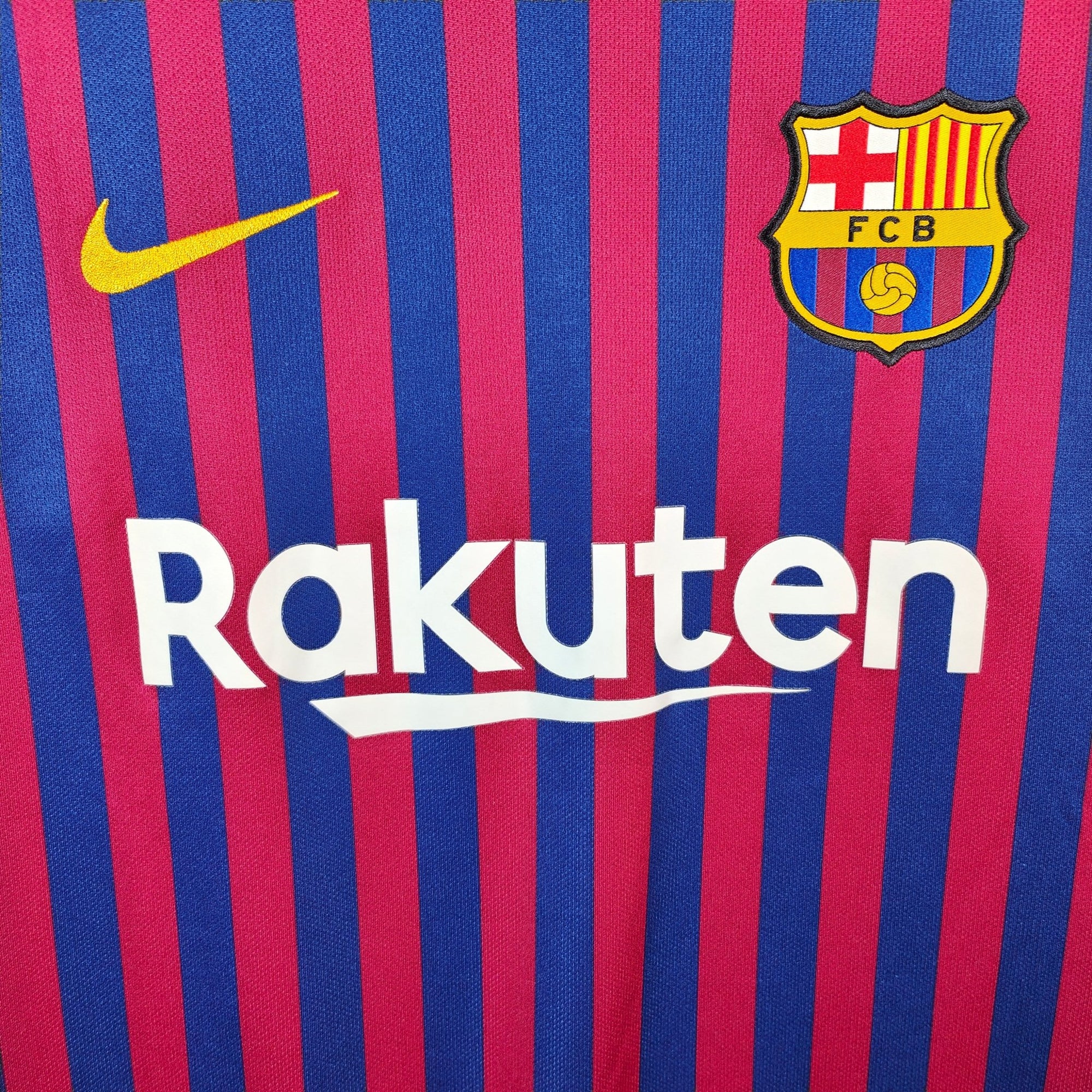 2018 - 19 FC Barcelona Home Shirt Messi 10 - 8.5/10 - (M) - Eternal Pitch