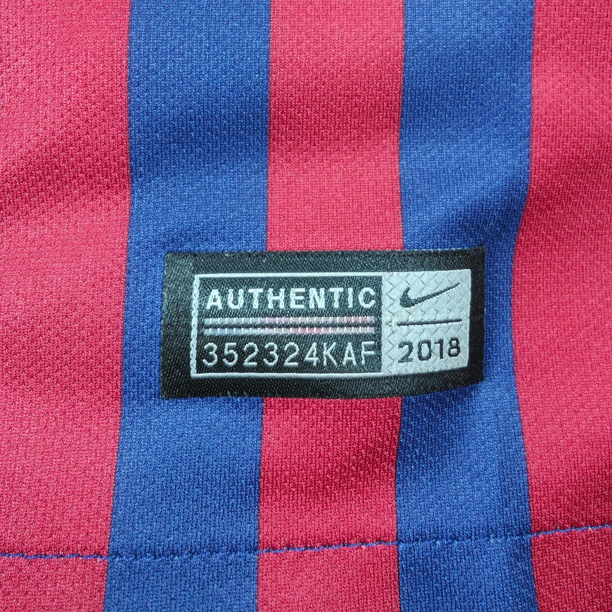2018 - 19 FC Barcelona Home Shirt Messi 10 - 9.5/10 - (XL) - Eternal Pitch