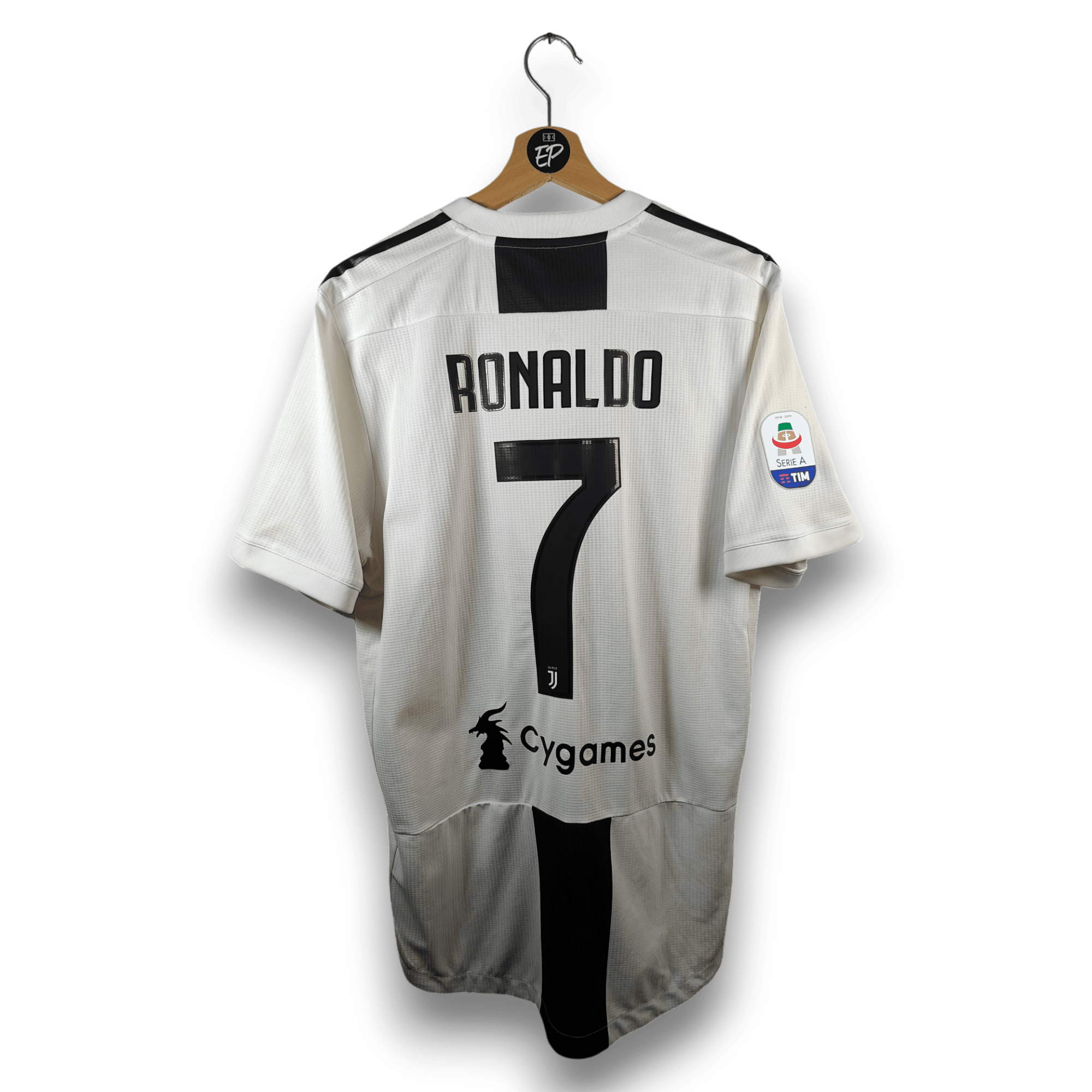 2018 - 19 Juventus Player Version Home Shirt Ronaldo 7 (L) - Eternal Pitch