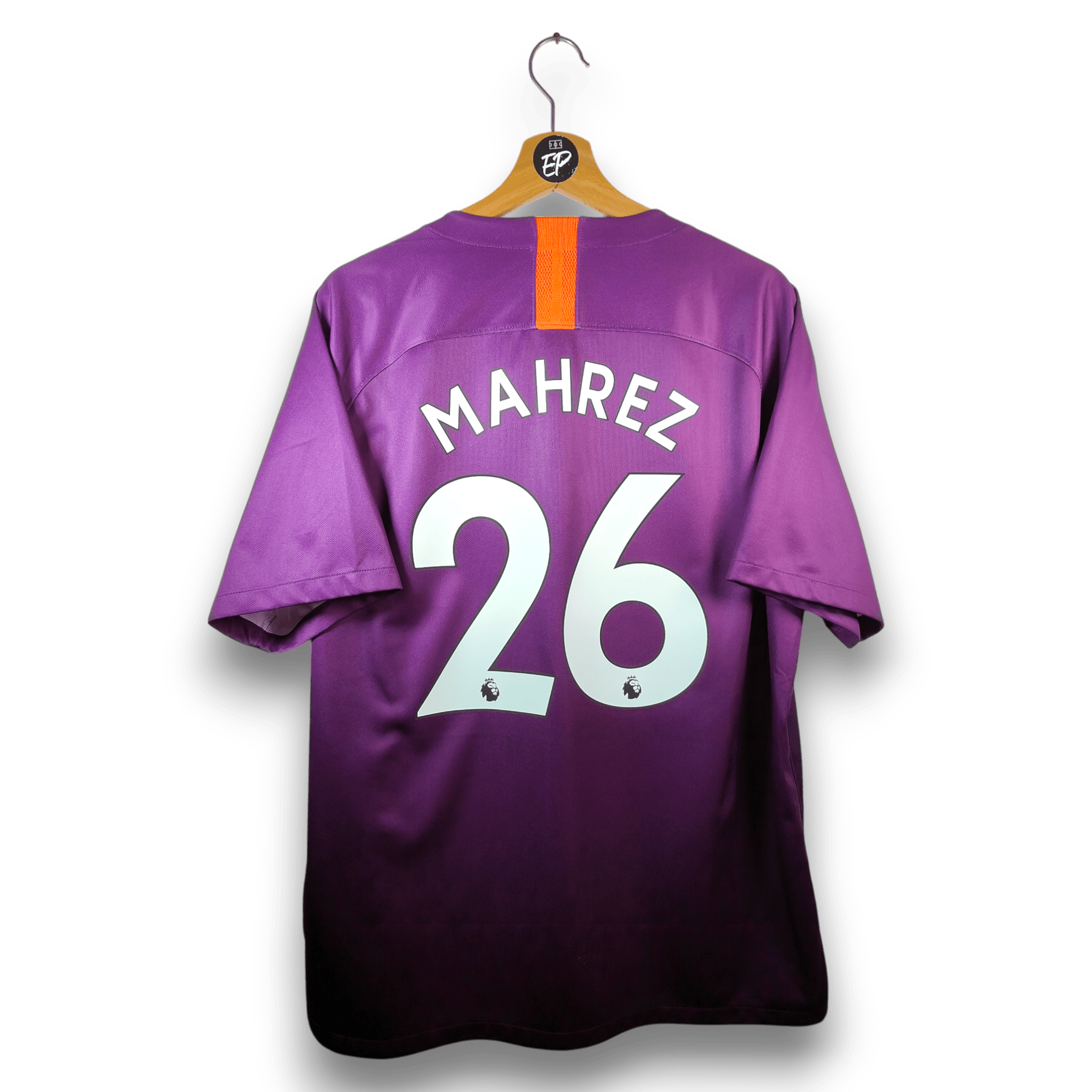 2018 - 19 Manchester City Third Shirt Mahrez 26 - 9/10 - (XL) - Eternal Pitch