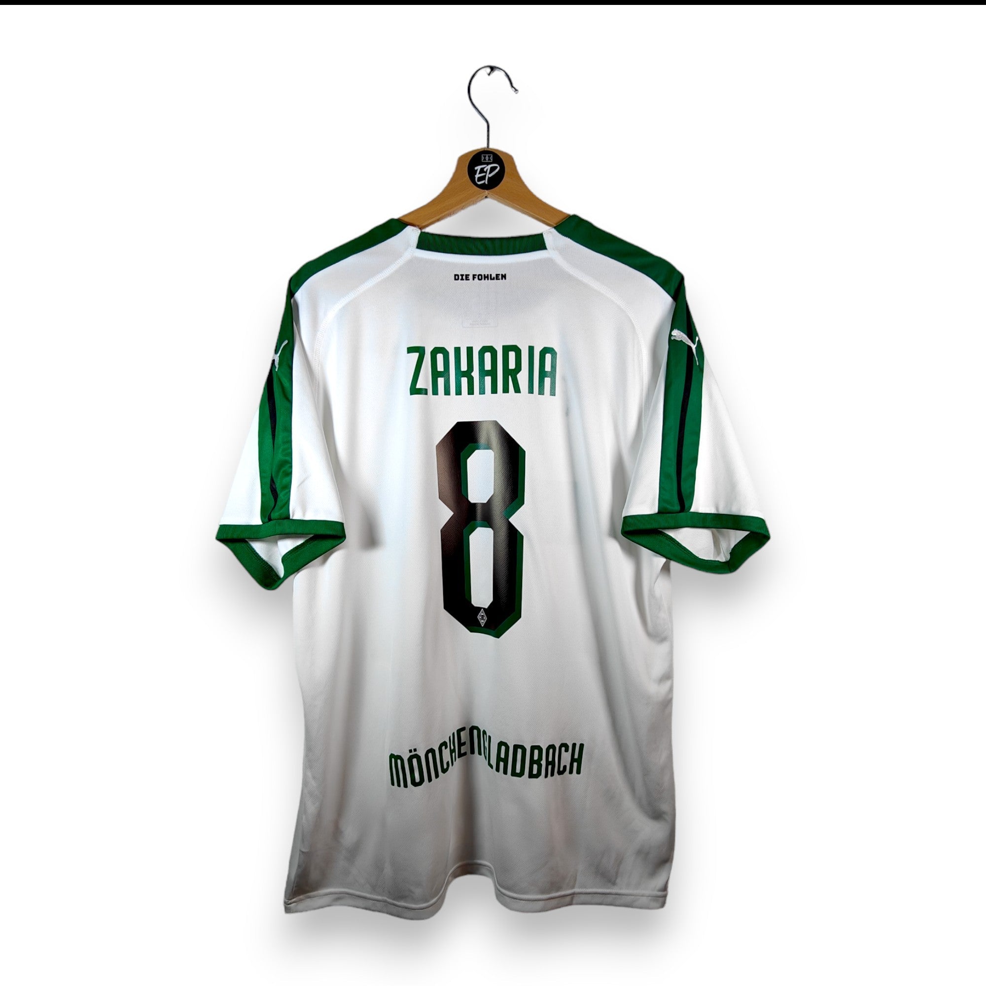 2018 - 19 Monchengladbach Home Shirt Zakaria 8 (XL) - Eternal Pitch