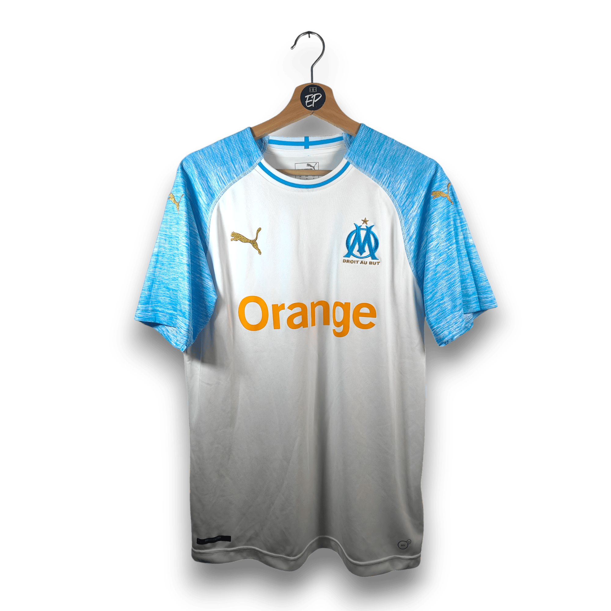 2018 - 19 Olympique Marseille Home Shirt (M) - Eternal Pitch