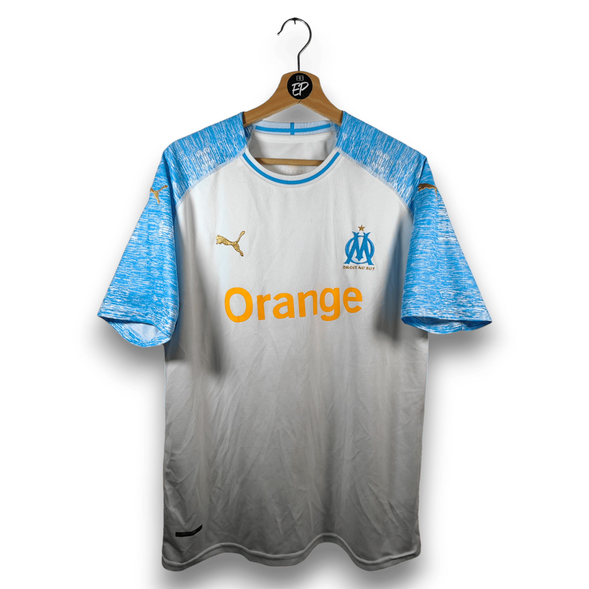 2018 - 19 Olympique Marseille Home Shirt (XL) - Eternal Pitch