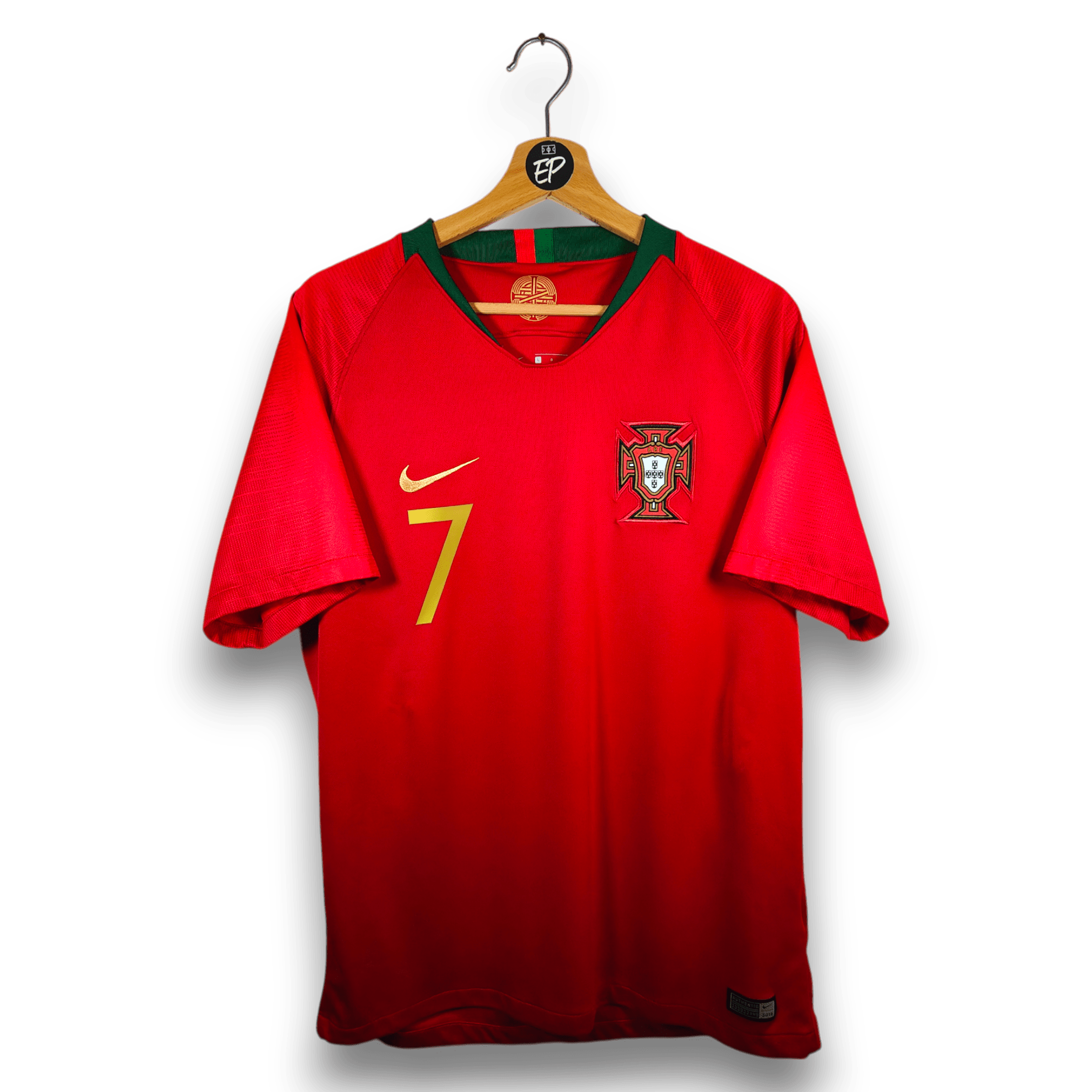 2018 - 19 Portugal Home Shirt Ronaldo 7 - 9.5/10 - (L) - Eternal Pitch