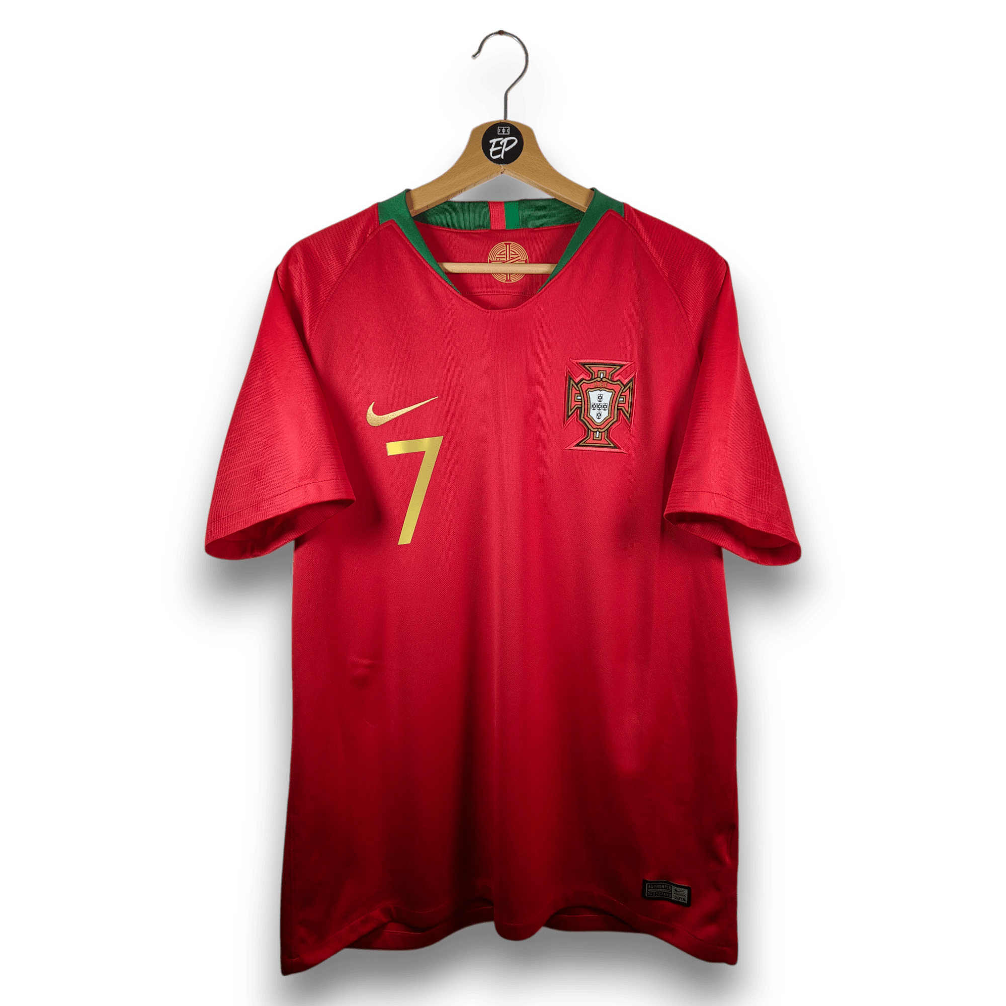 2018 - 19 Portugal Home Shirt Ronaldo 7 (L) - Eternal Pitch