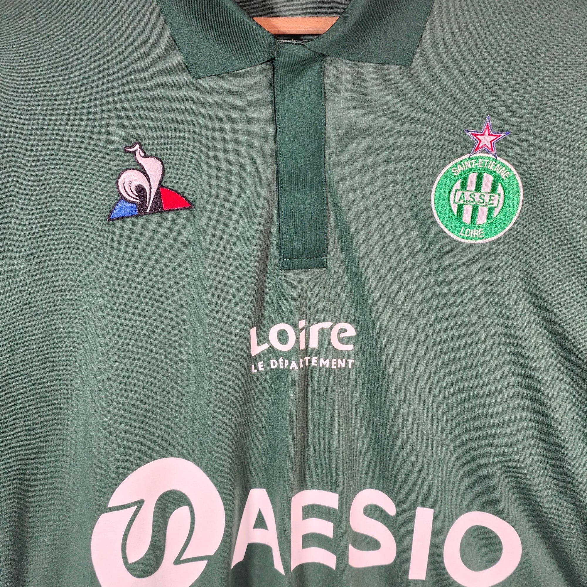 2018 - 19 Saint - Etienne Home Shirt Kolodziejczak 23 - 9.5/10 - (L) - Eternal Pitch