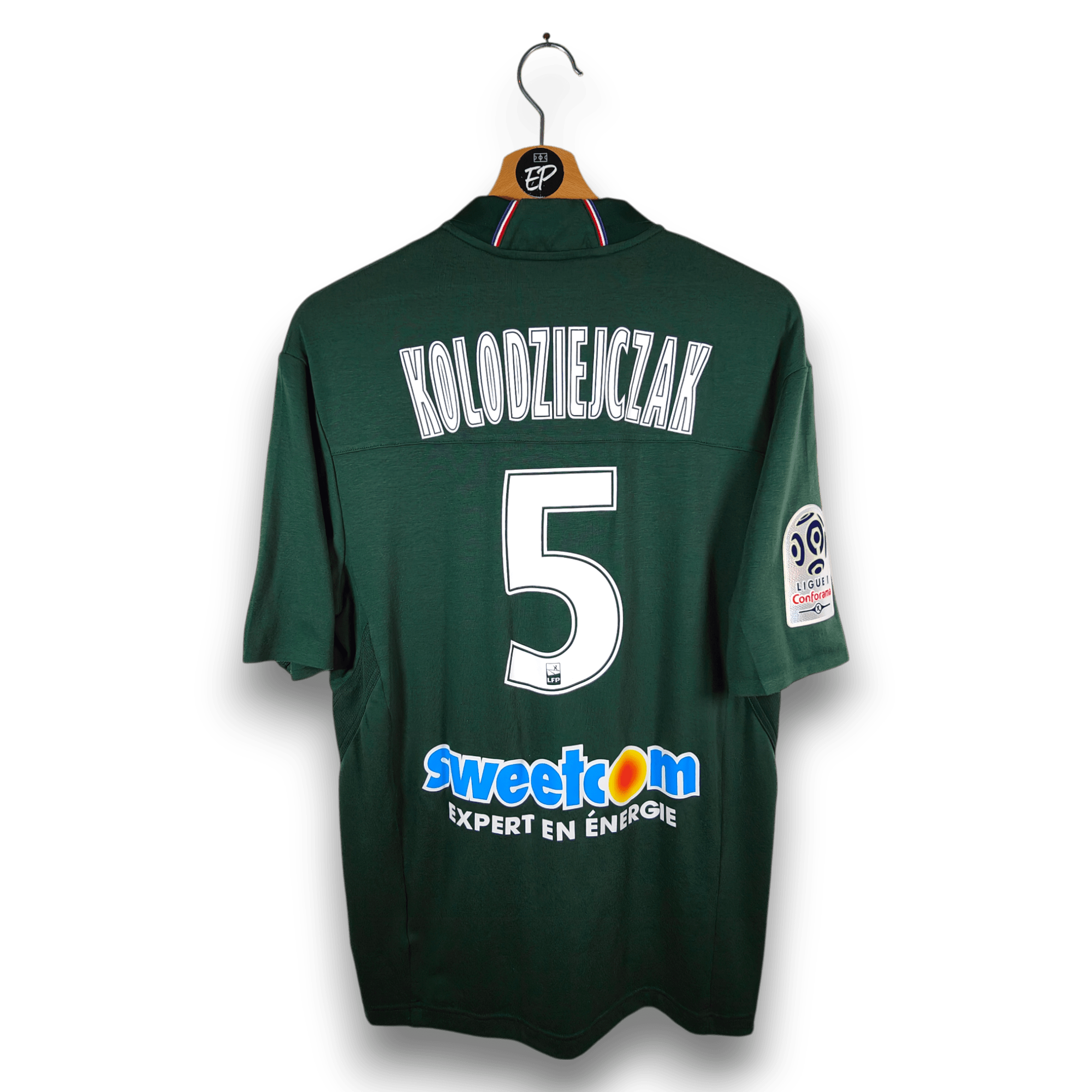 2018 - 19 Saint - Etienne Home Shirt Kolodziejczak 23 - 9.5/10 - (L) - Eternal Pitch