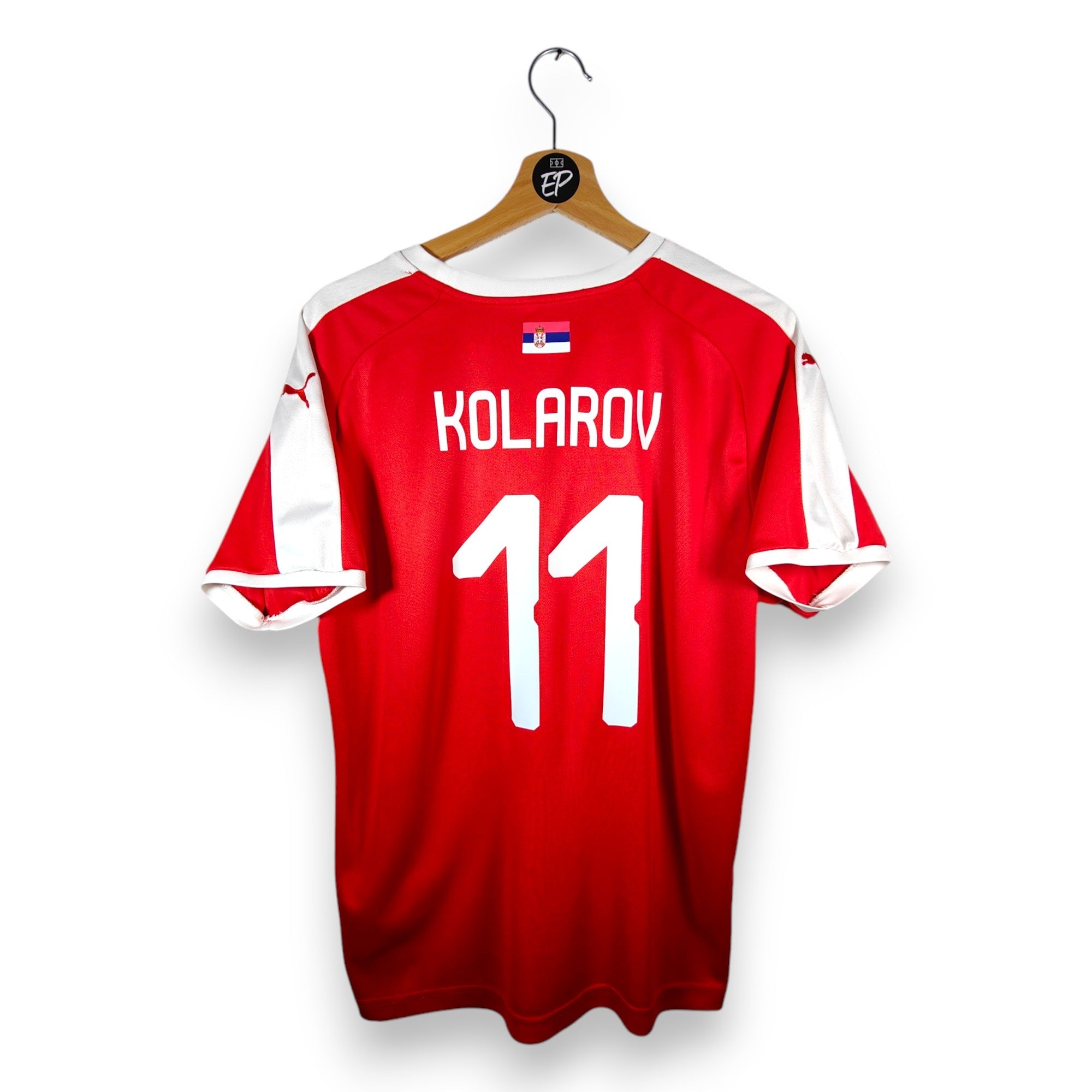 2018 - 19 Serbia Home Shirt Kolarov 11 (M) - Eternal Pitch
